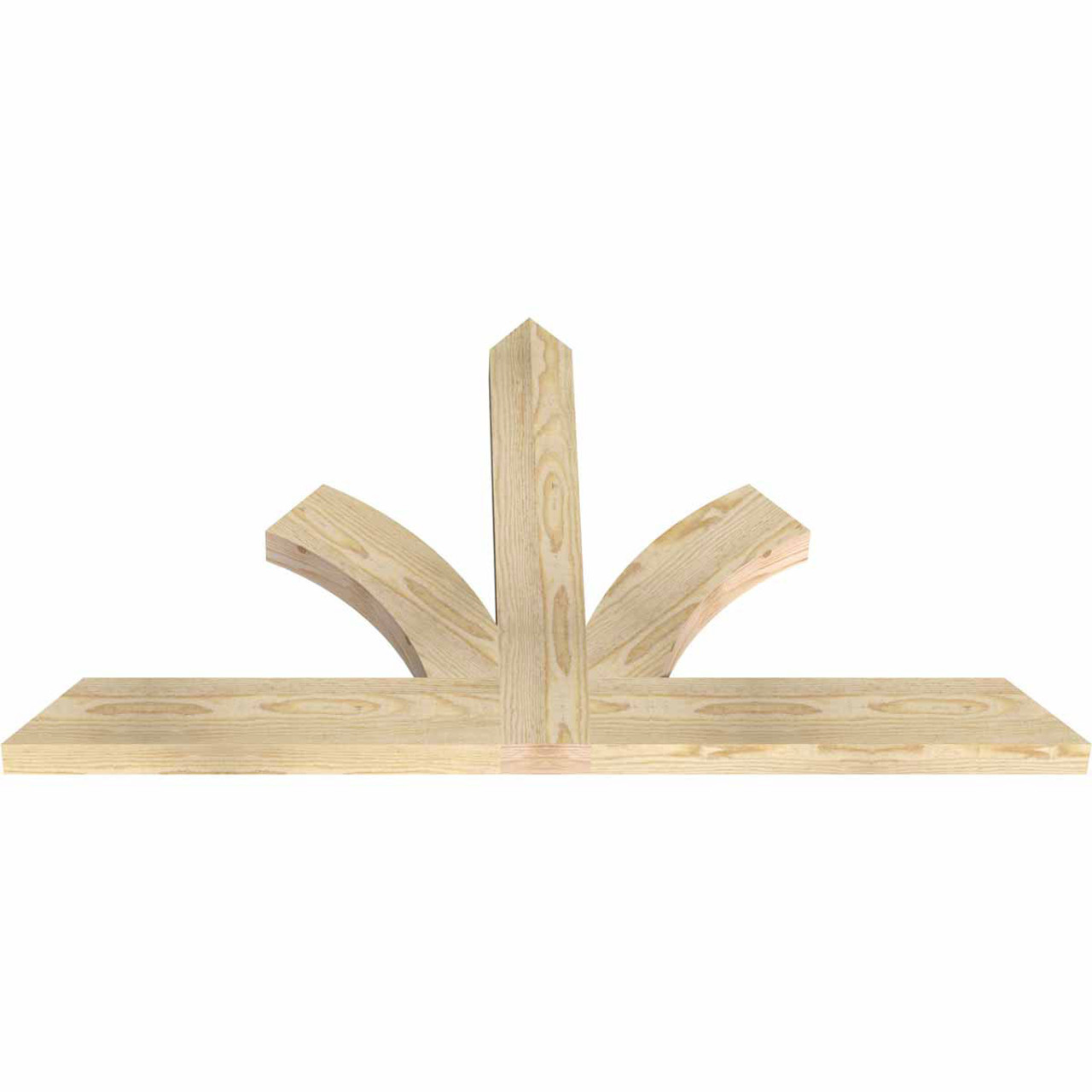 14/12 Pitch Richland Rough Sawn Timber Gable Bracket GBW048X28X0204RIC00RDF