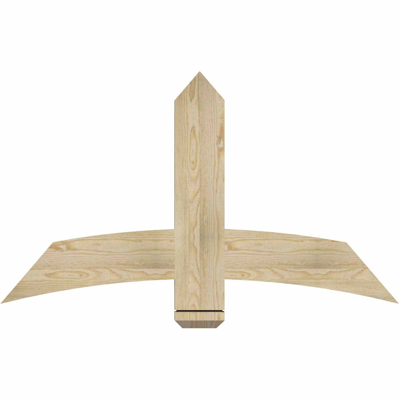 14/12 Pitch Bellingham Rough Sawn Timber Gable Bracket GBW048X28X0206BEL00RDF