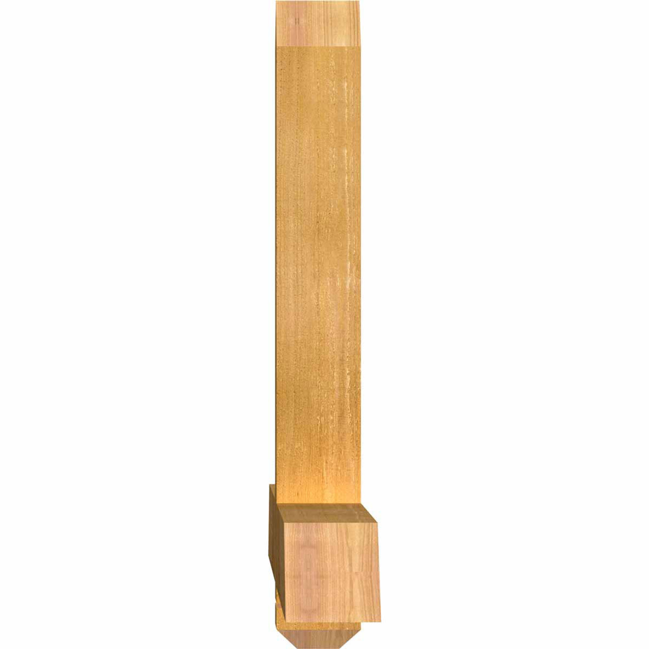 14/12 Pitch Eugene Rough Sawn Timber Gable Bracket GBW048X28X0404EUG00RWR