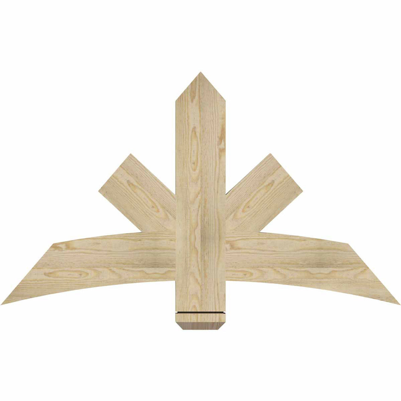 14/12 Pitch Alberta Rough Sawn Timber Gable Bracket GBW048X28X0206ALB00RDF