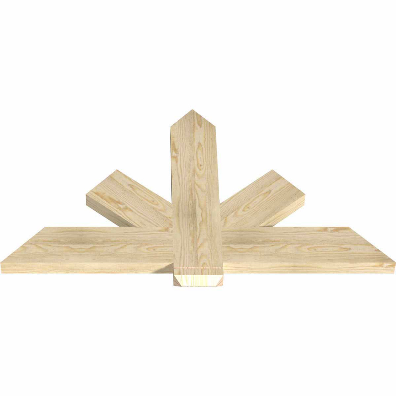 14/12 Pitch Kennewick Rough Sawn Timber Gable Bracket GBW048X28X0206KEN00RDF