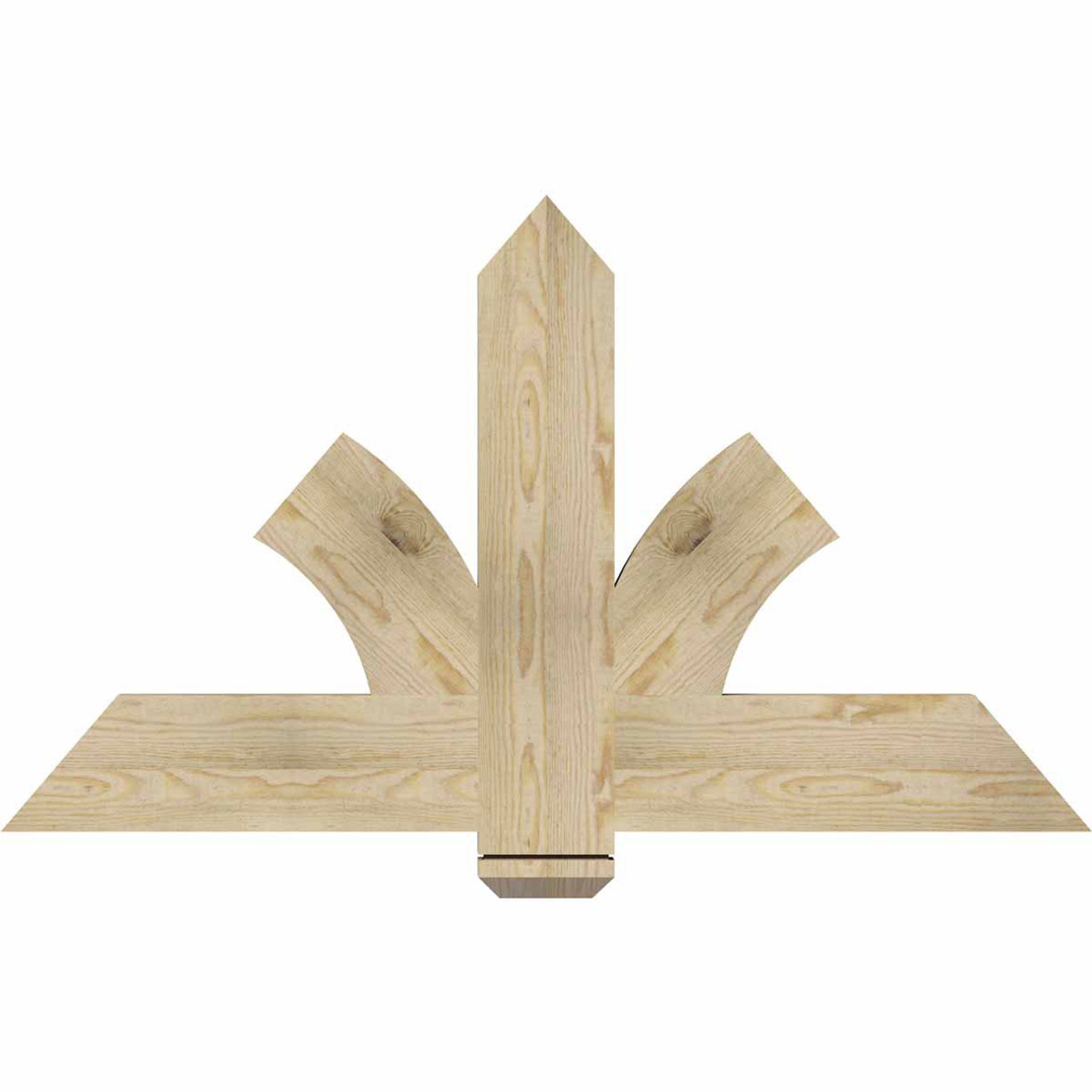 14/12 Pitch Redmond Rough Sawn Timber Gable Bracket GBW048X28X0206RED00RDF