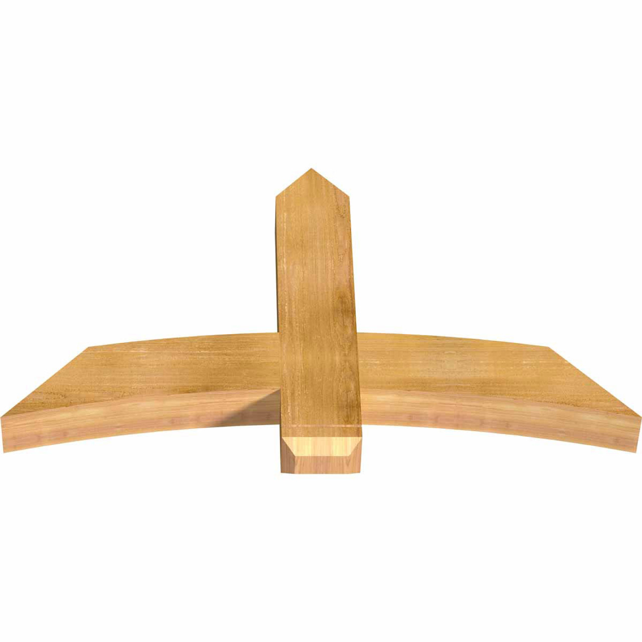 14/12 Pitch Bellingham Rough Sawn Timber Gable Bracket GBW048X28X0406BEL00RWR