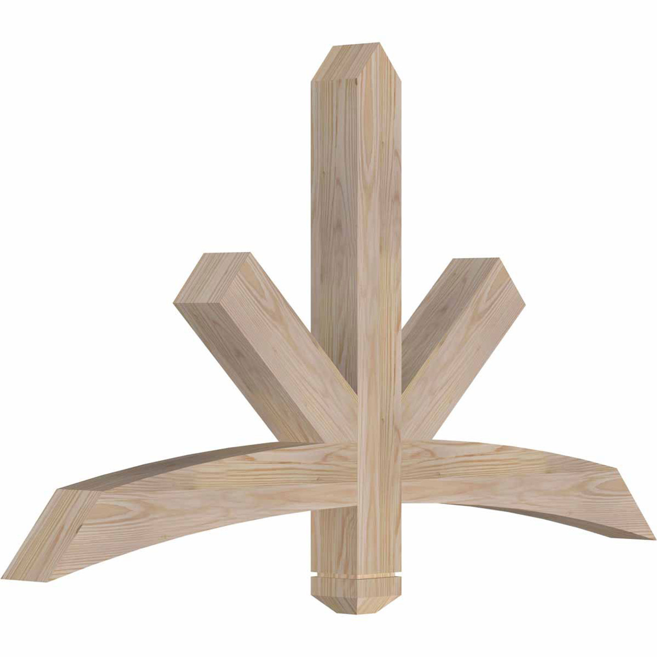 14/12 Pitch Alberta Smooth Timber Gable Bracket GBW048X28X0404ALB00SDF