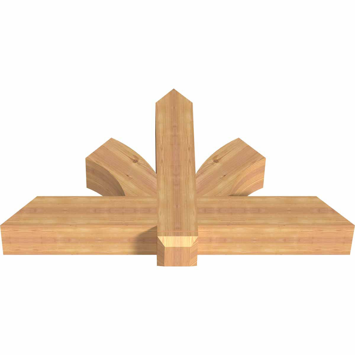 14/12 Pitch Redmond Smooth Timber Gable Bracket GBW048X28X0606RED00SWR