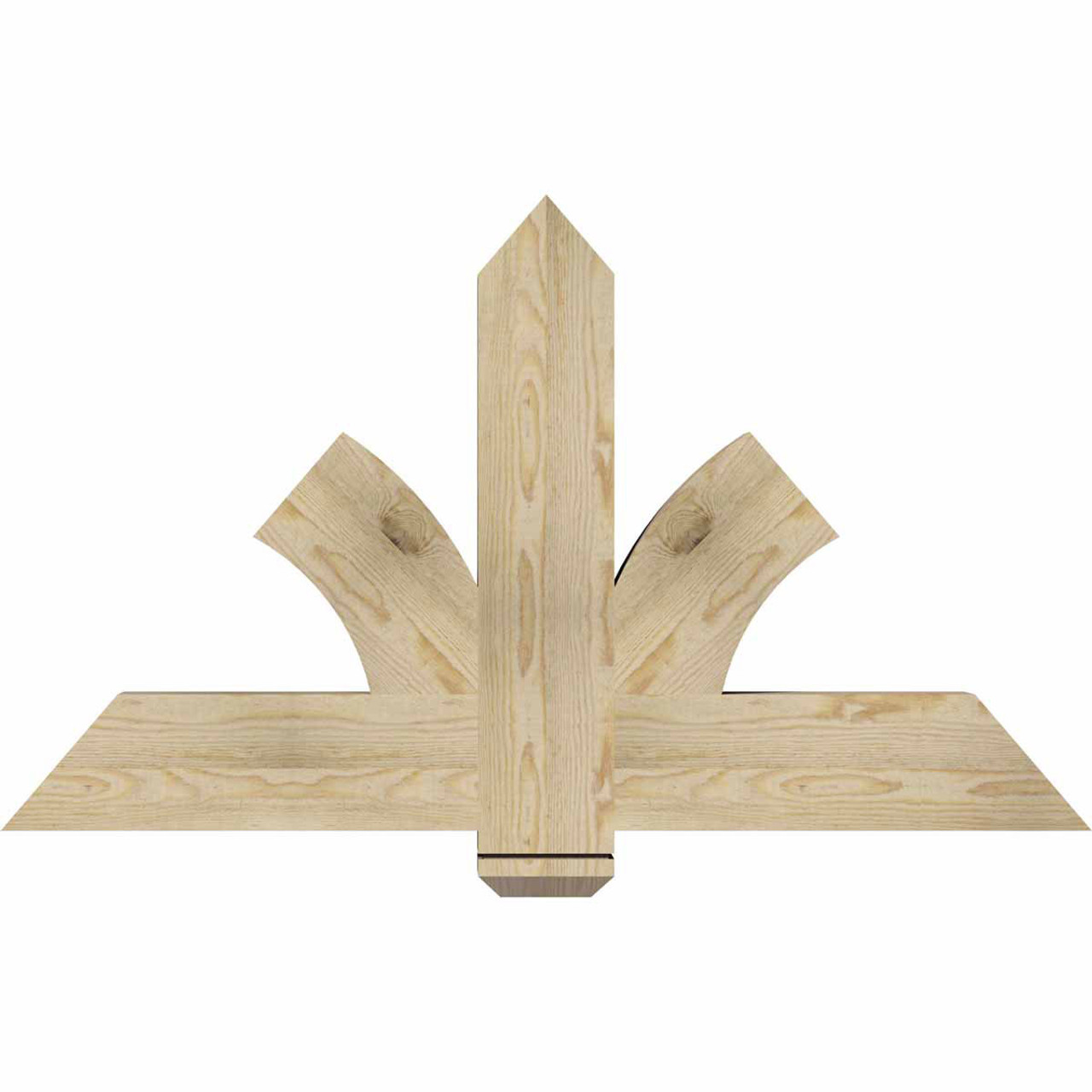 14/12 Pitch Redmond Rough Sawn Timber Gable Bracket GBW048X28X0406RED00RDF