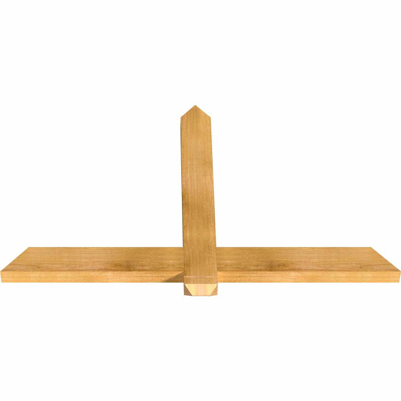 15/12 Pitch Eugene Rough Sawn Timber Gable Bracket GBW048X30X0204EUG00RWR