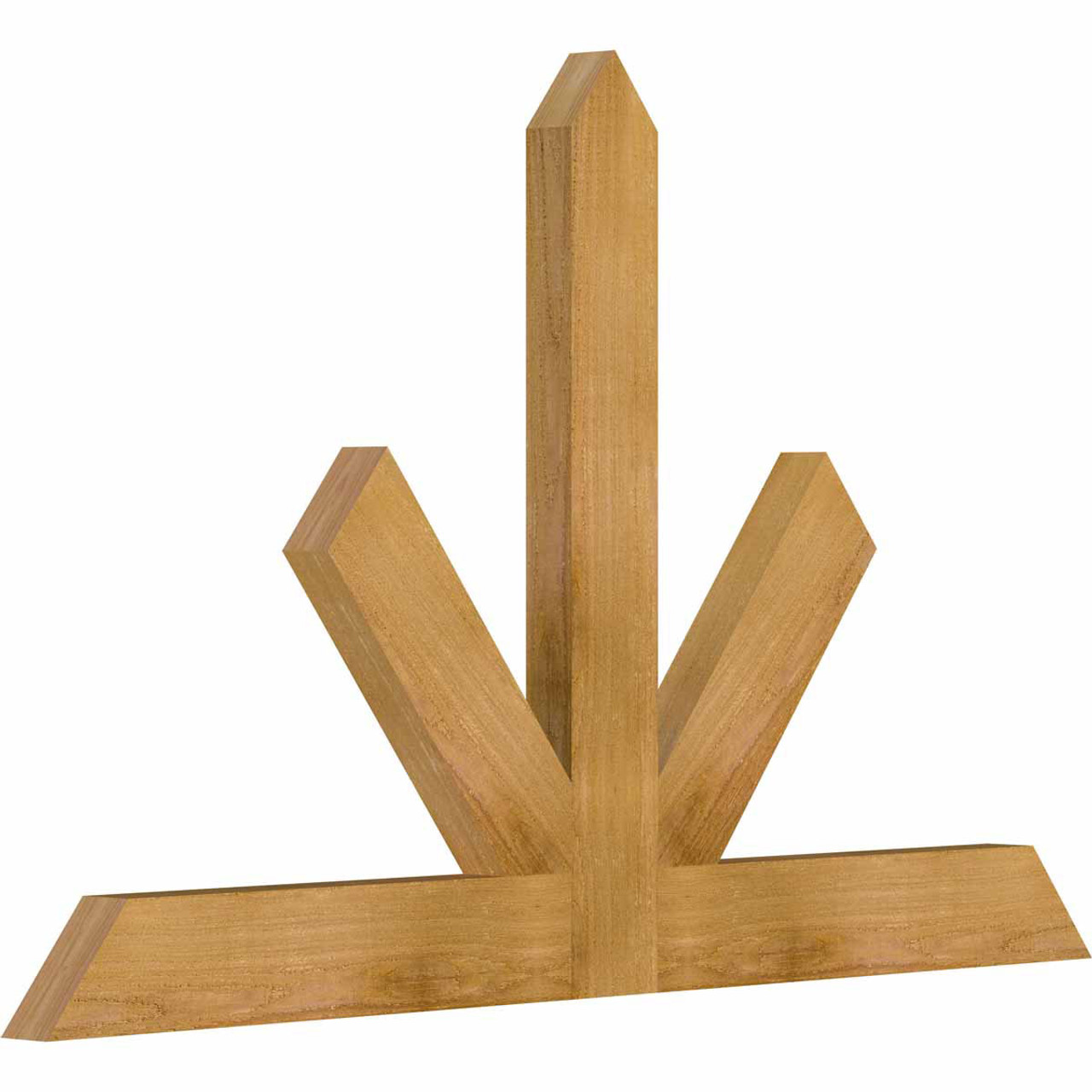 15/12 Pitch Saratoga Rough Sawn Timber Gable Bracket GBW048X30X0204SAR00RWR