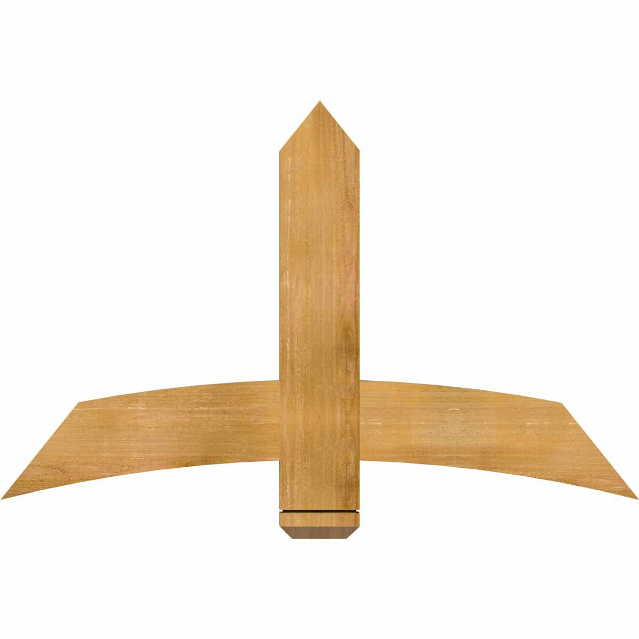 15/12 Pitch Bellingham Rough Sawn Timber Gable Bracket GBW048X30X0206BEL00RWR