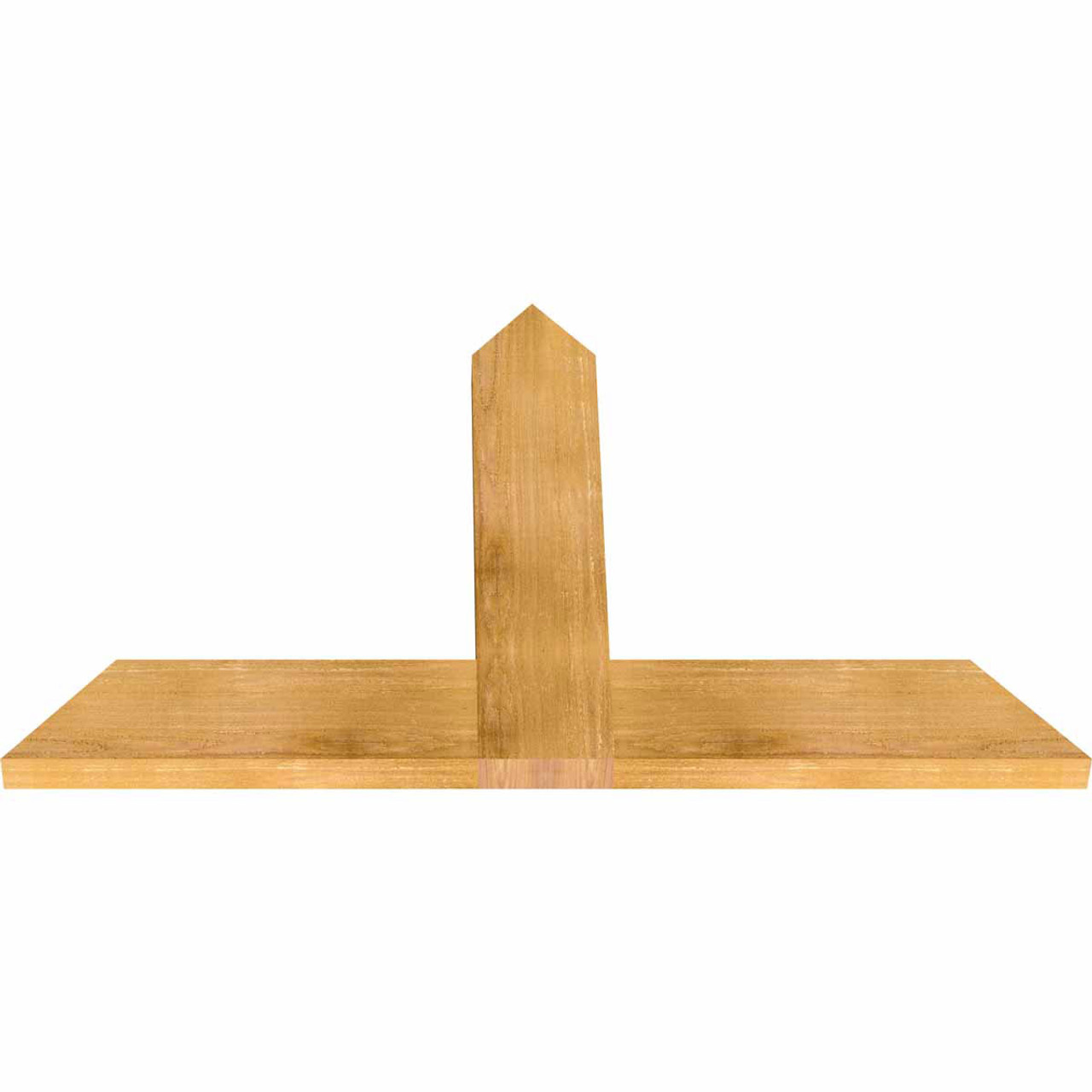 15/12 Pitch Portland Rough Sawn Timber Gable Bracket GBW048X30X0206POR00RWR