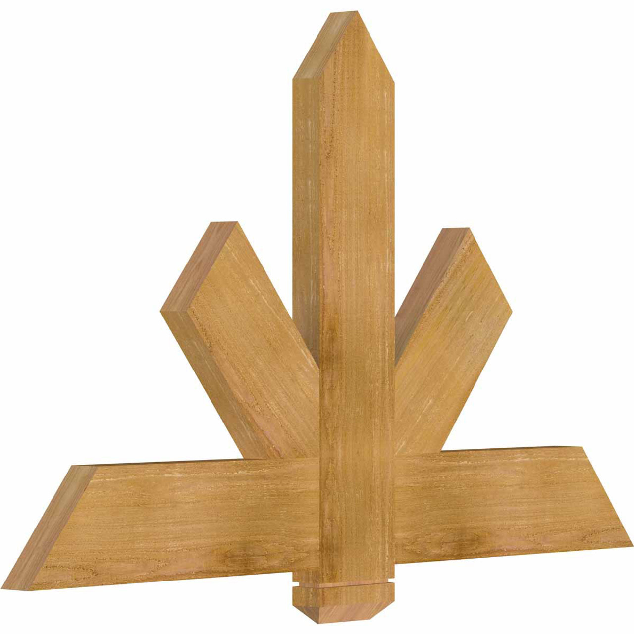 15/12 Pitch Kennewick Rough Sawn Timber Gable Bracket GBW048X30X0206KEN00RWR