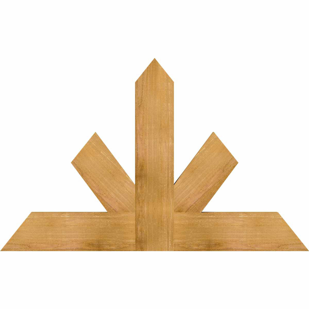 15/12 Pitch Saratoga Rough Sawn Timber Gable Bracket GBW048X30X0206SAR00RWR