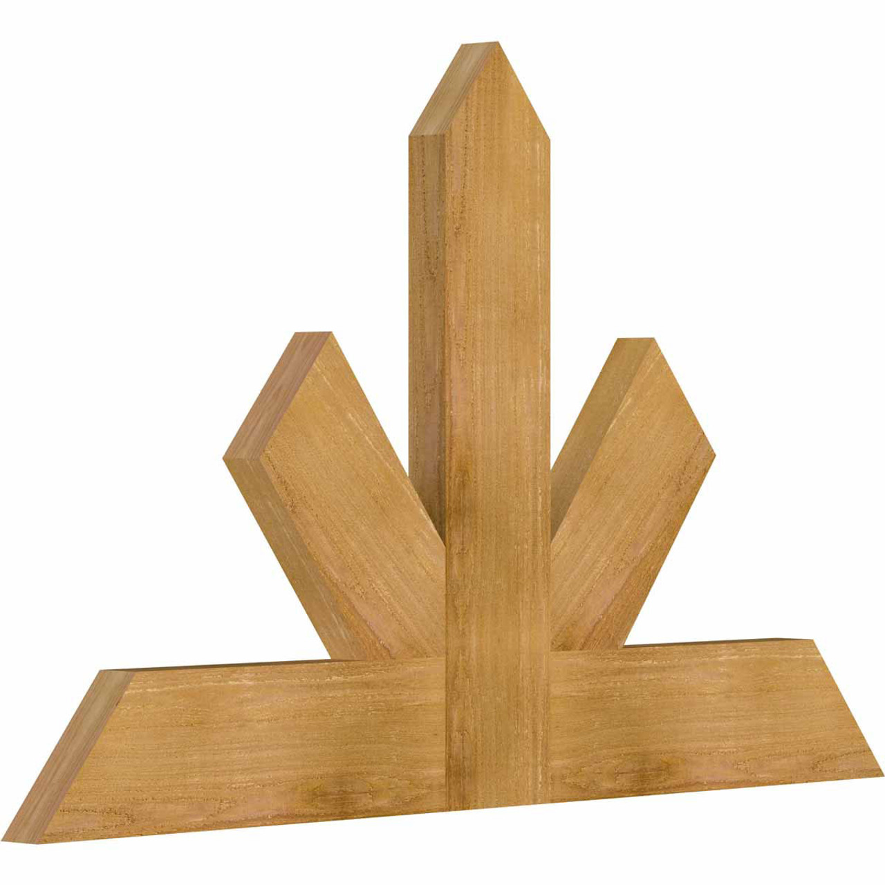 15/12 Pitch Saratoga Rough Sawn Timber Gable Bracket GBW048X30X0206SAR00RWR