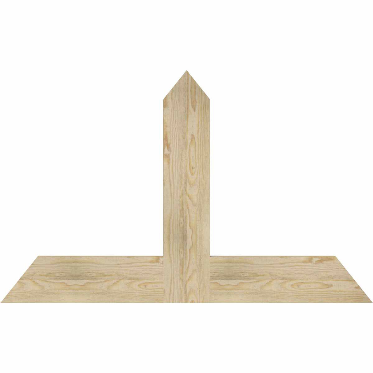 15/12 Pitch Portland Rough Sawn Timber Gable Bracket GBW048X30X0206POR00RDF