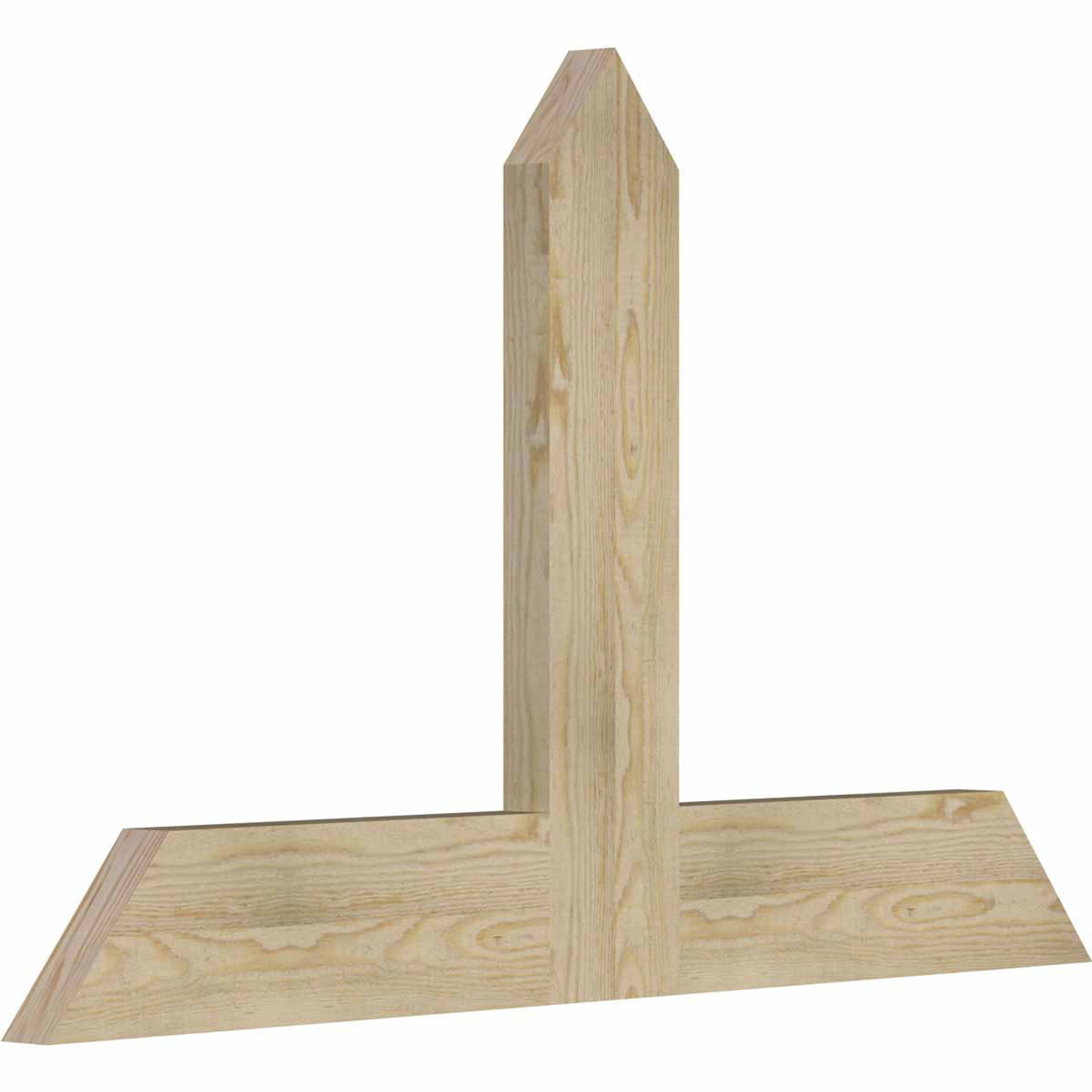 15/12 Pitch Portland Rough Sawn Timber Gable Bracket GBW048X30X0206POR00RDF