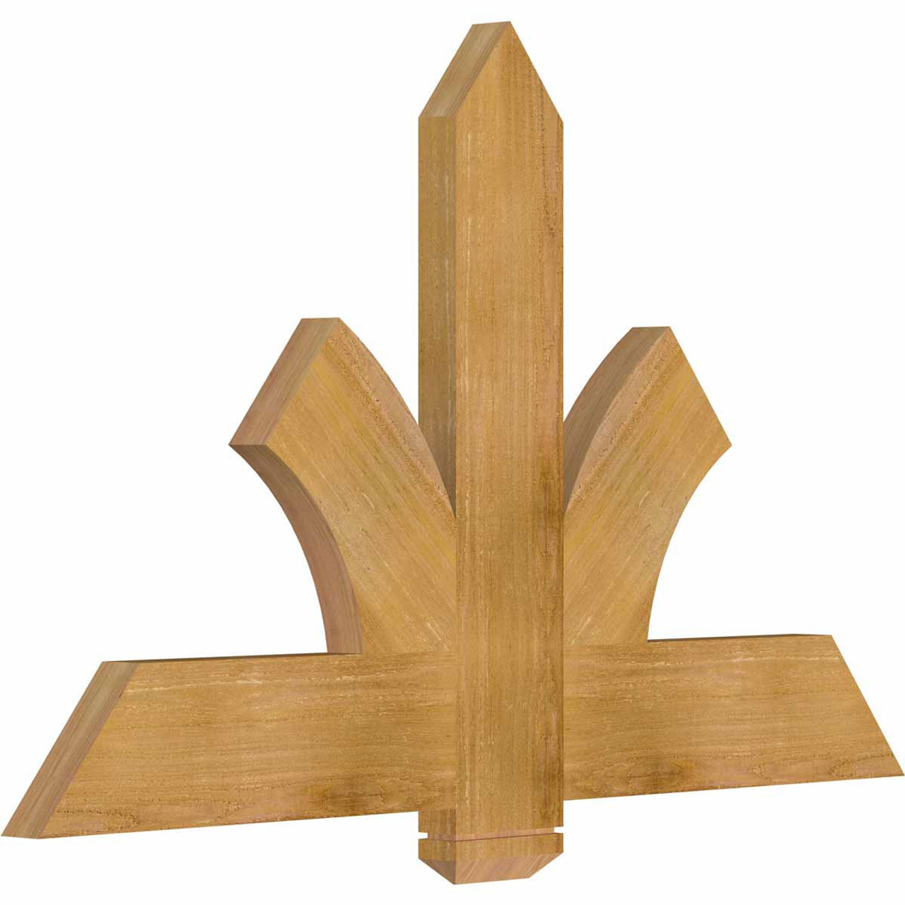 15/12 Pitch Redmond Rough Sawn Timber Gable Bracket GBW048X30X0206RED00RWR