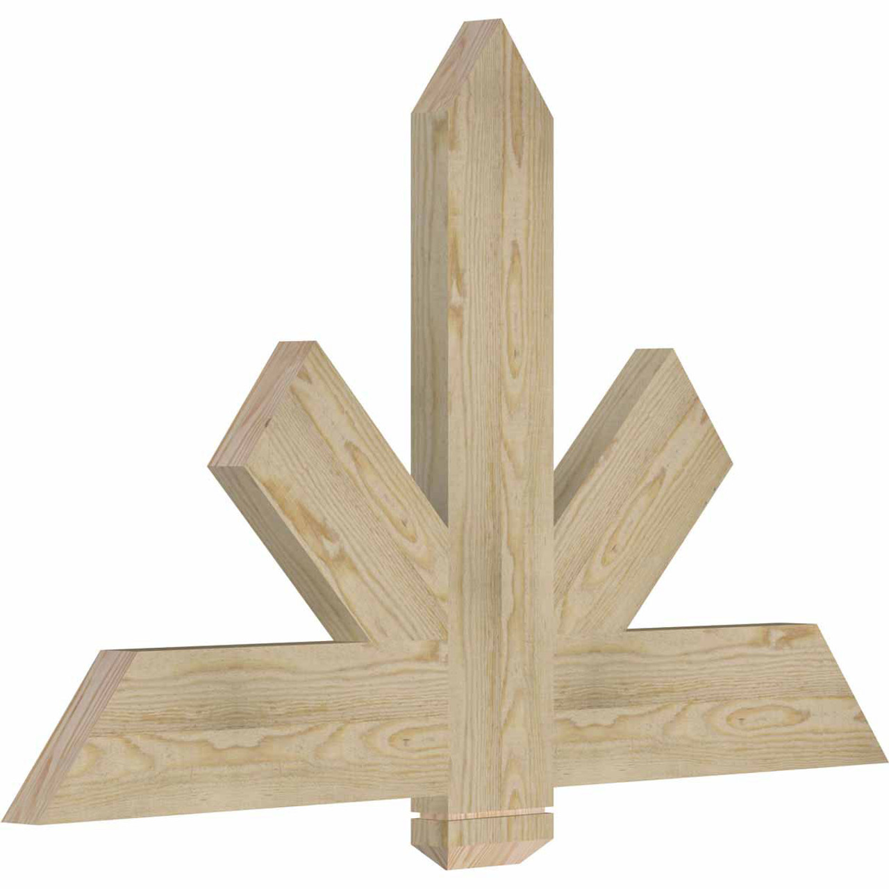 15/12 Pitch Kennewick Rough Sawn Timber Gable Bracket GBW048X30X0206KEN00RDF