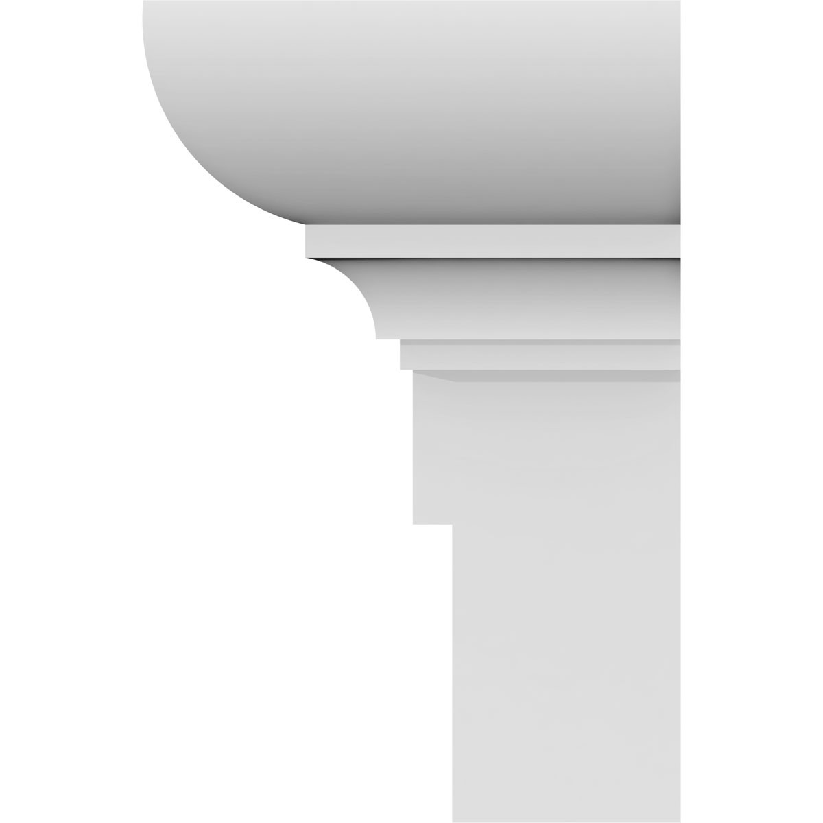 Ekena Millwork - CRH06X67ST-1-DE