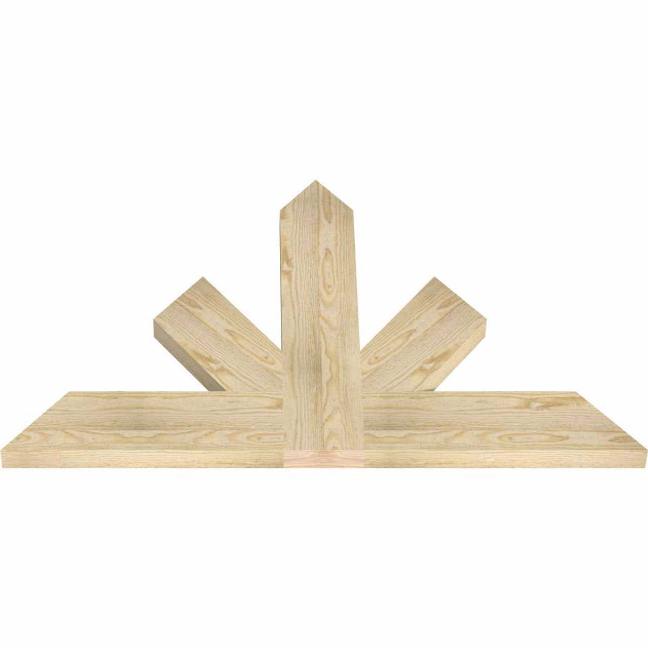 15/12 Pitch Saratoga Rough Sawn Timber Gable Bracket GBW048X30X0206SAR00RDF