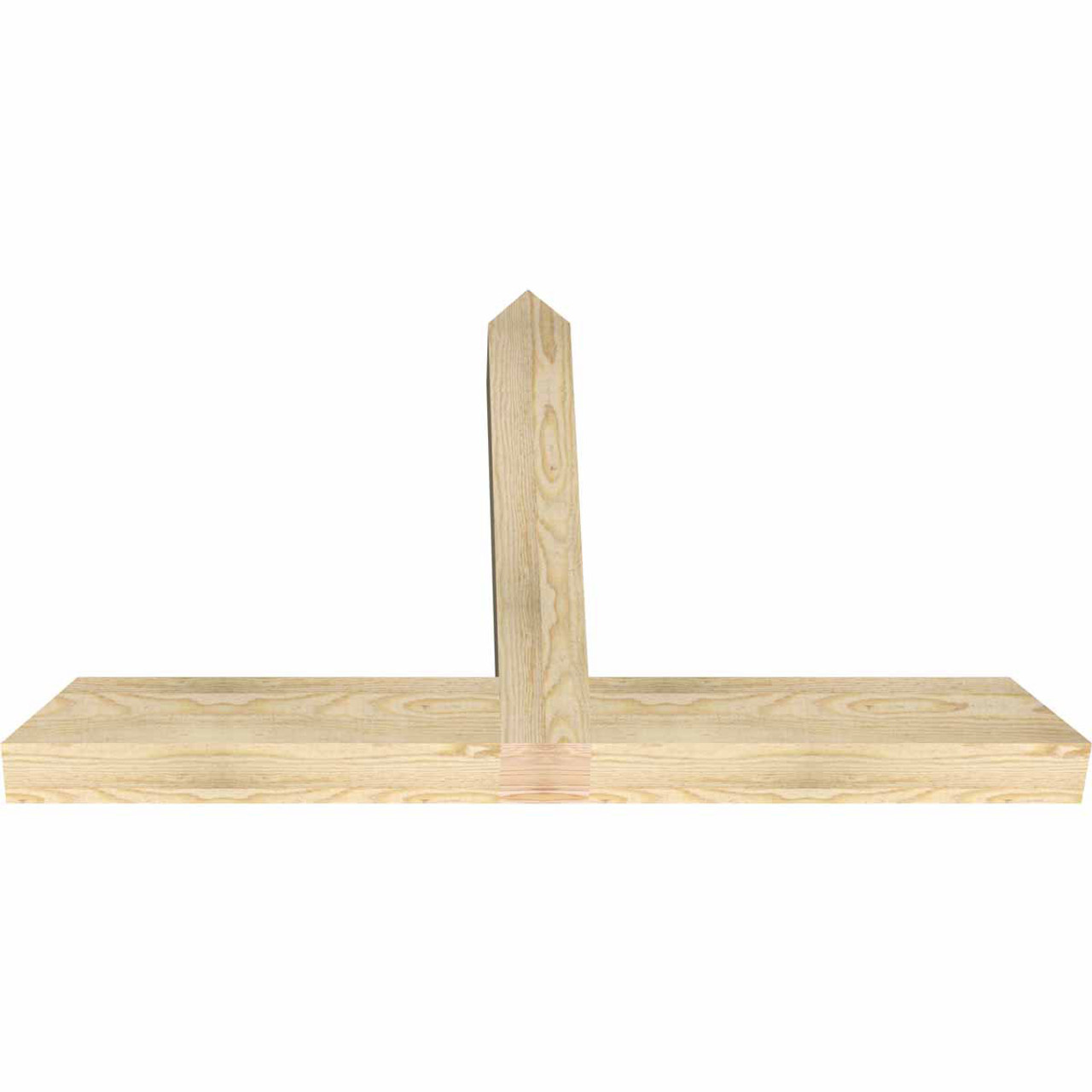 15/12 Pitch Portland Rough Sawn Timber Gable Bracket GBW048X30X0404POR00RDF