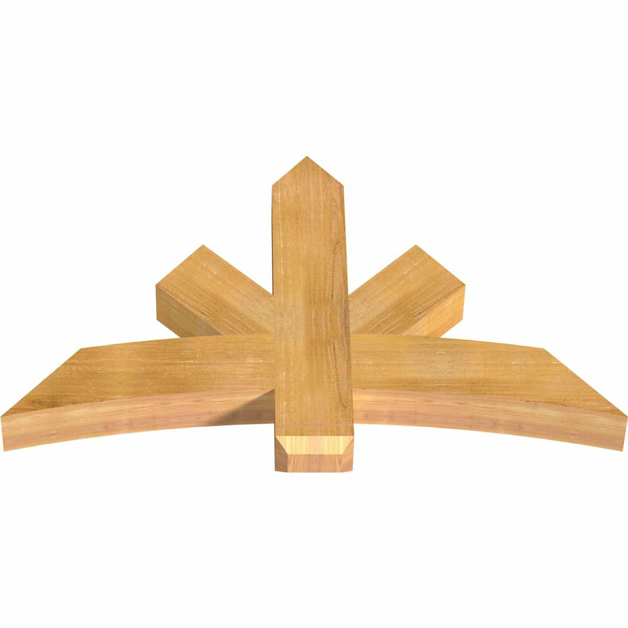 15/12 Pitch Alberta Rough Sawn Timber Gable Bracket GBW048X30X0406ALB00RWR