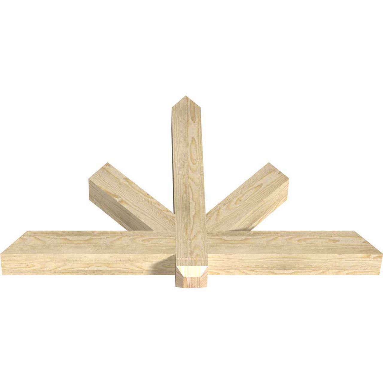 15/12 Pitch Kennewick Rough Sawn Timber Gable Bracket GBW048X30X0404KEN00RDF