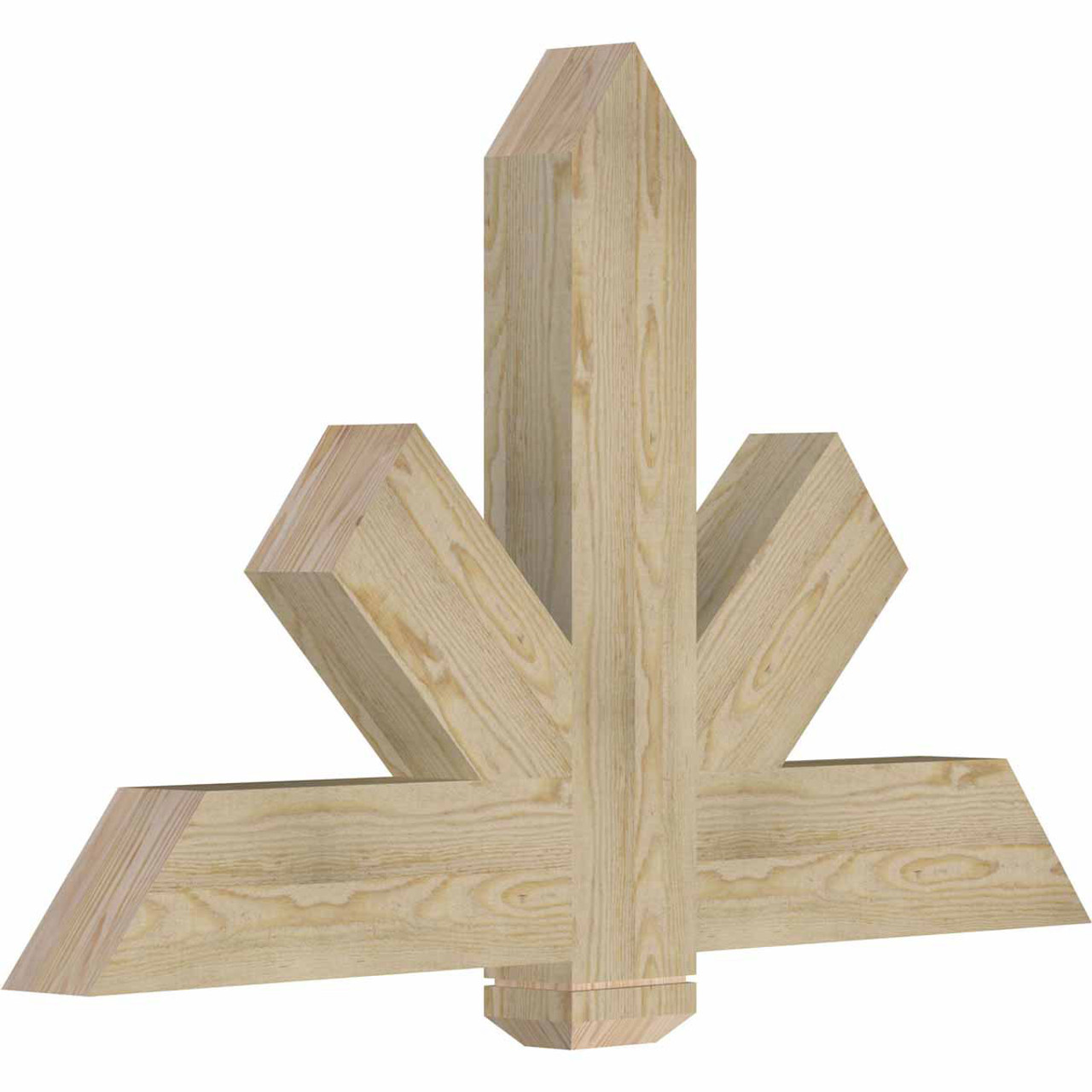 15/12 Pitch Kennewick Rough Sawn Timber Gable Bracket GBW048X30X0406KEN00RDF