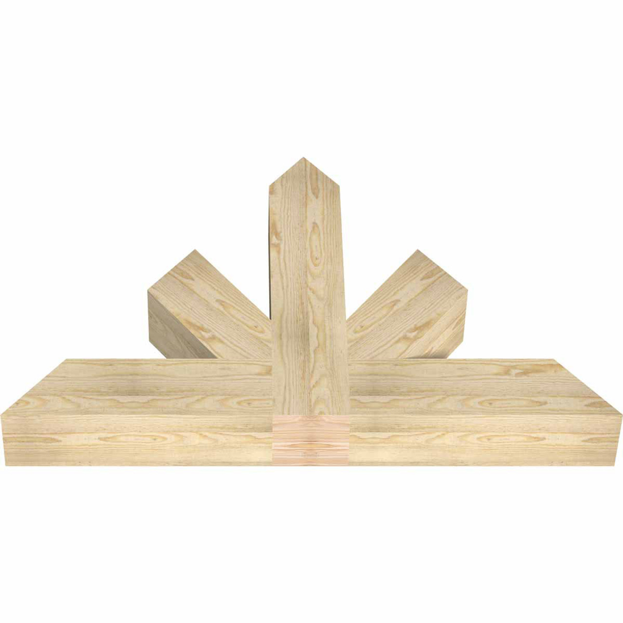 15/12 Pitch Saratoga Rough Sawn Timber Gable Bracket GBW048X30X0606SAR00RDF