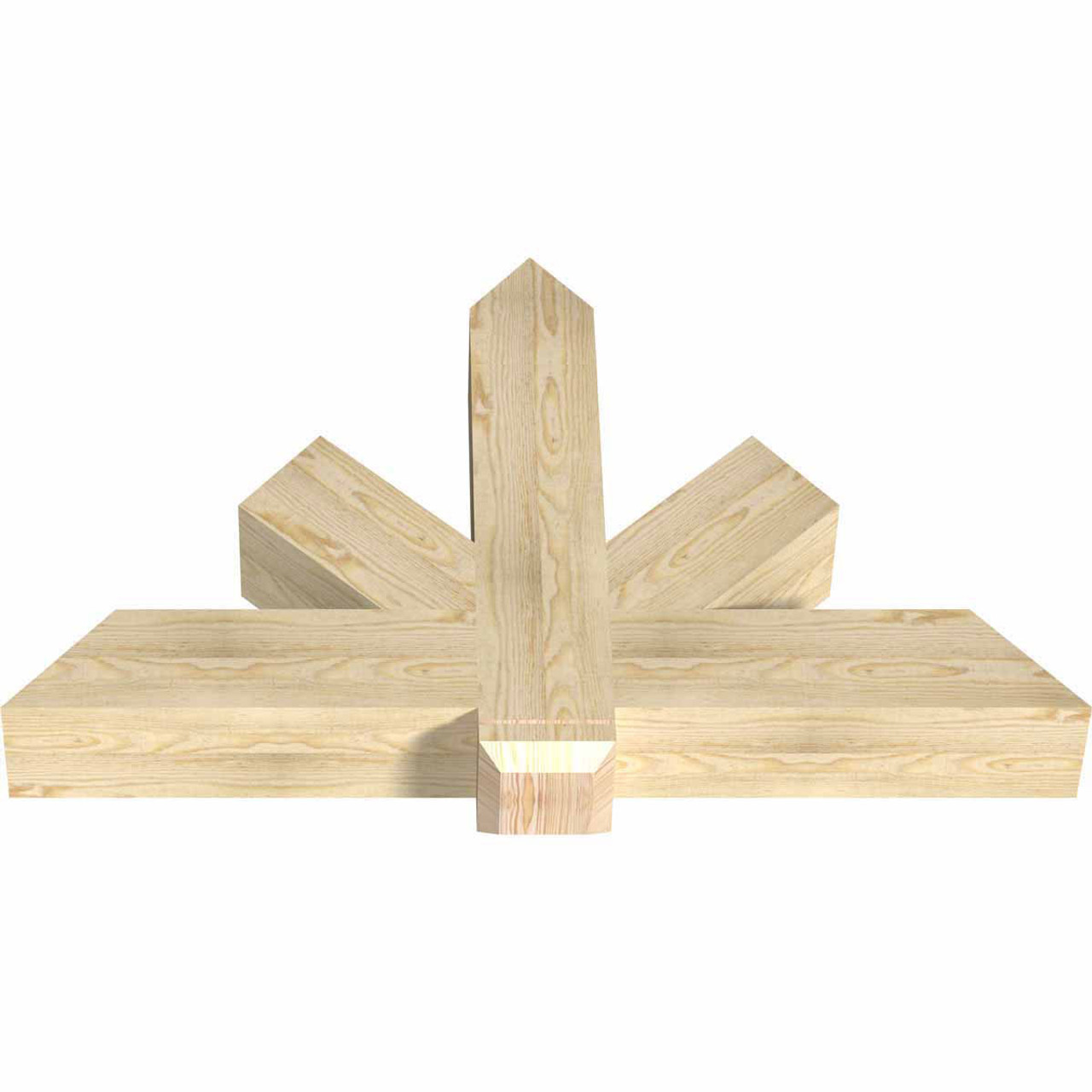 15/12 Pitch Kennewick Rough Sawn Timber Gable Bracket GBW048X30X0606KEN00RDF