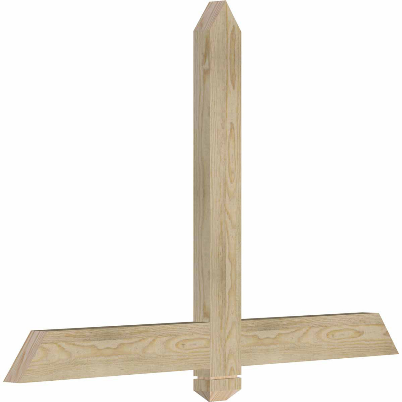 16/12 Pitch Eugene Rough Sawn Timber Gable Bracket GBW048X32X0204EUG00RDF