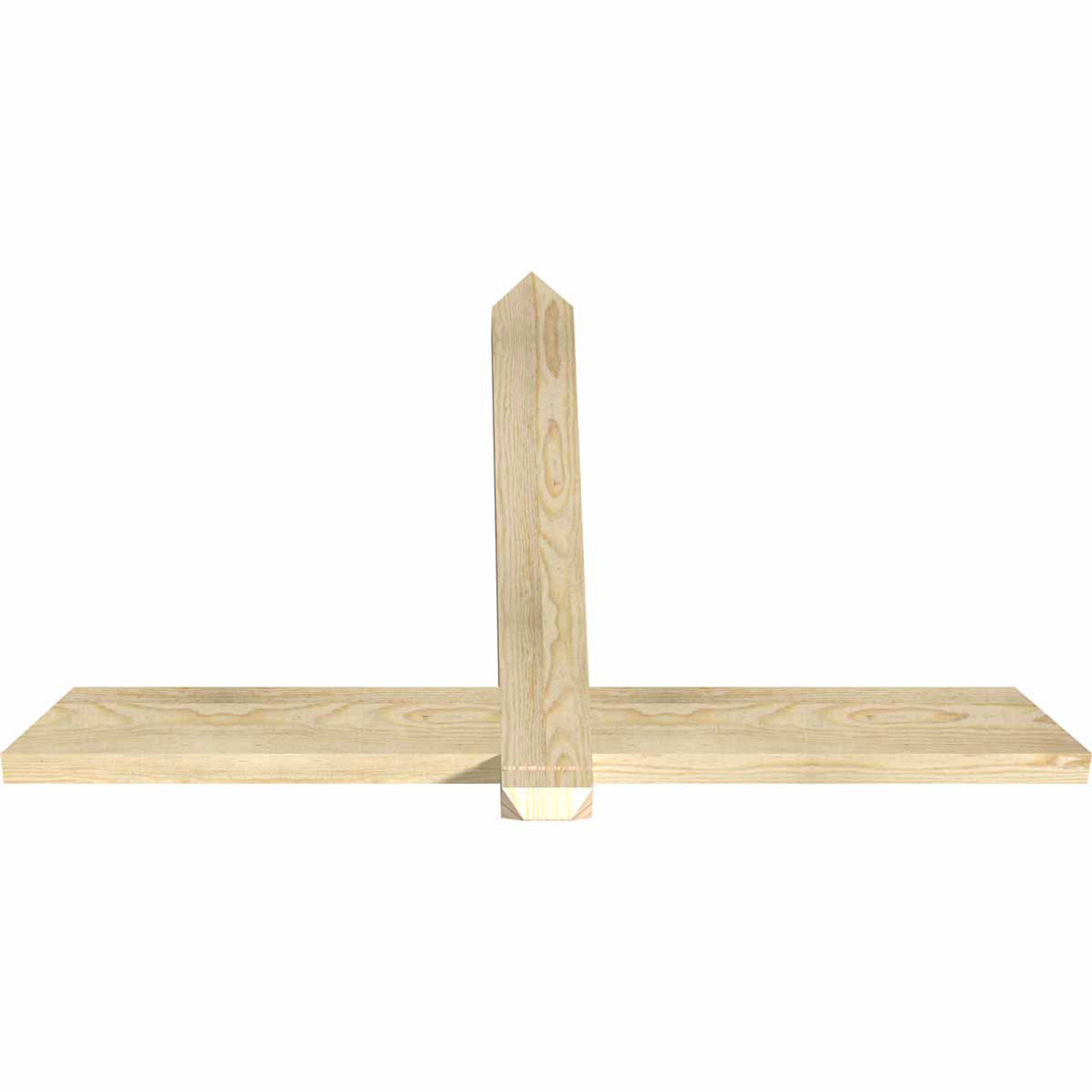 16/12 Pitch Eugene Rough Sawn Timber Gable Bracket GBW048X32X0204EUG00RDF