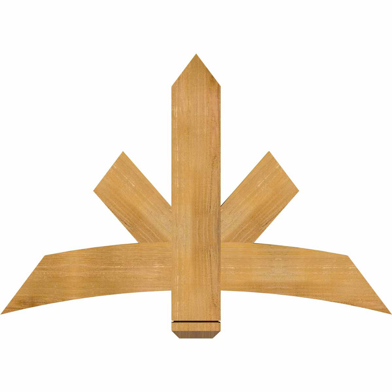 16/12 Pitch Alberta Rough Sawn Timber Gable Bracket GBW048X32X0206ALB00RWR