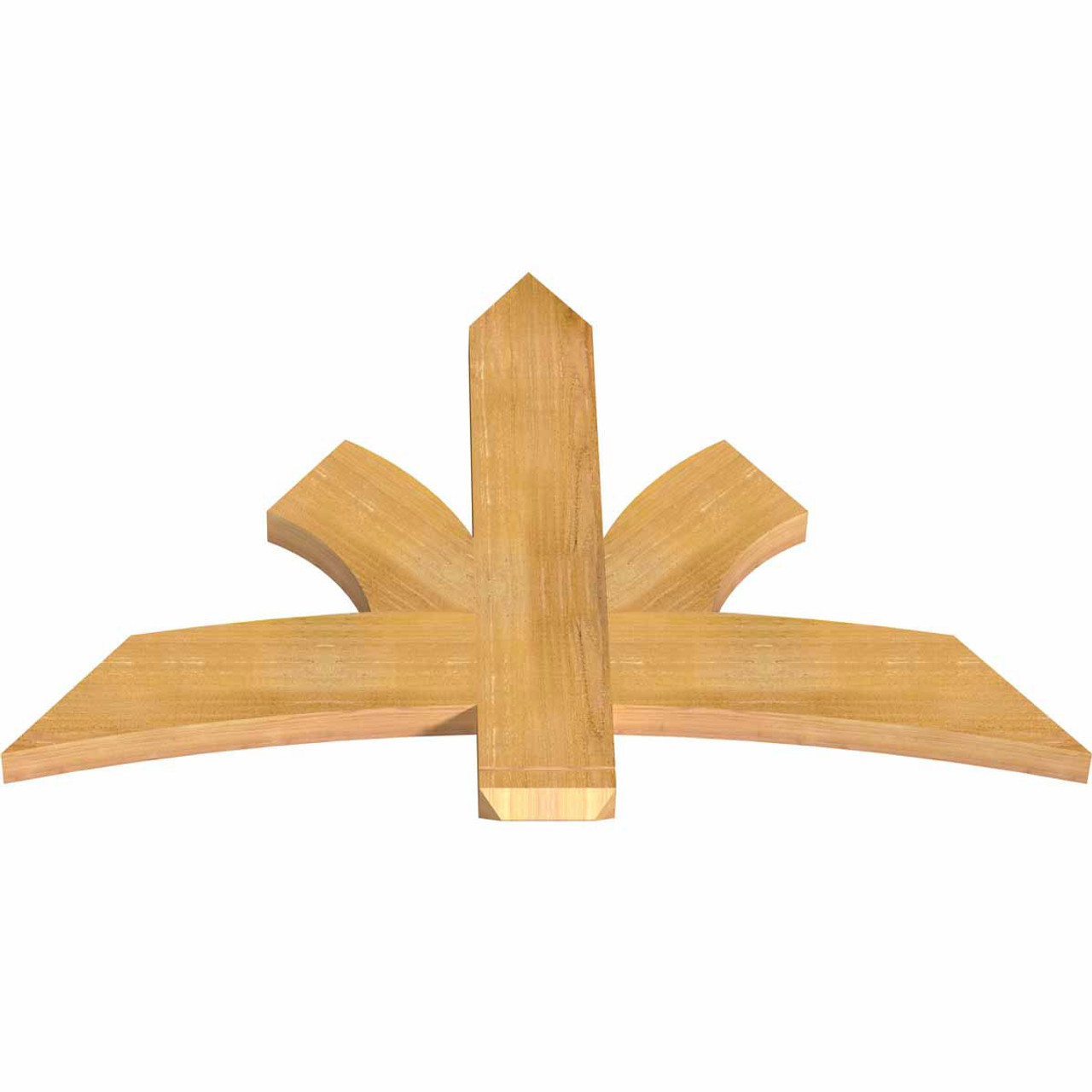 16/12 Pitch Davenport Rough Sawn Timber Gable Bracket GBW048X32X0206DAV00RWR