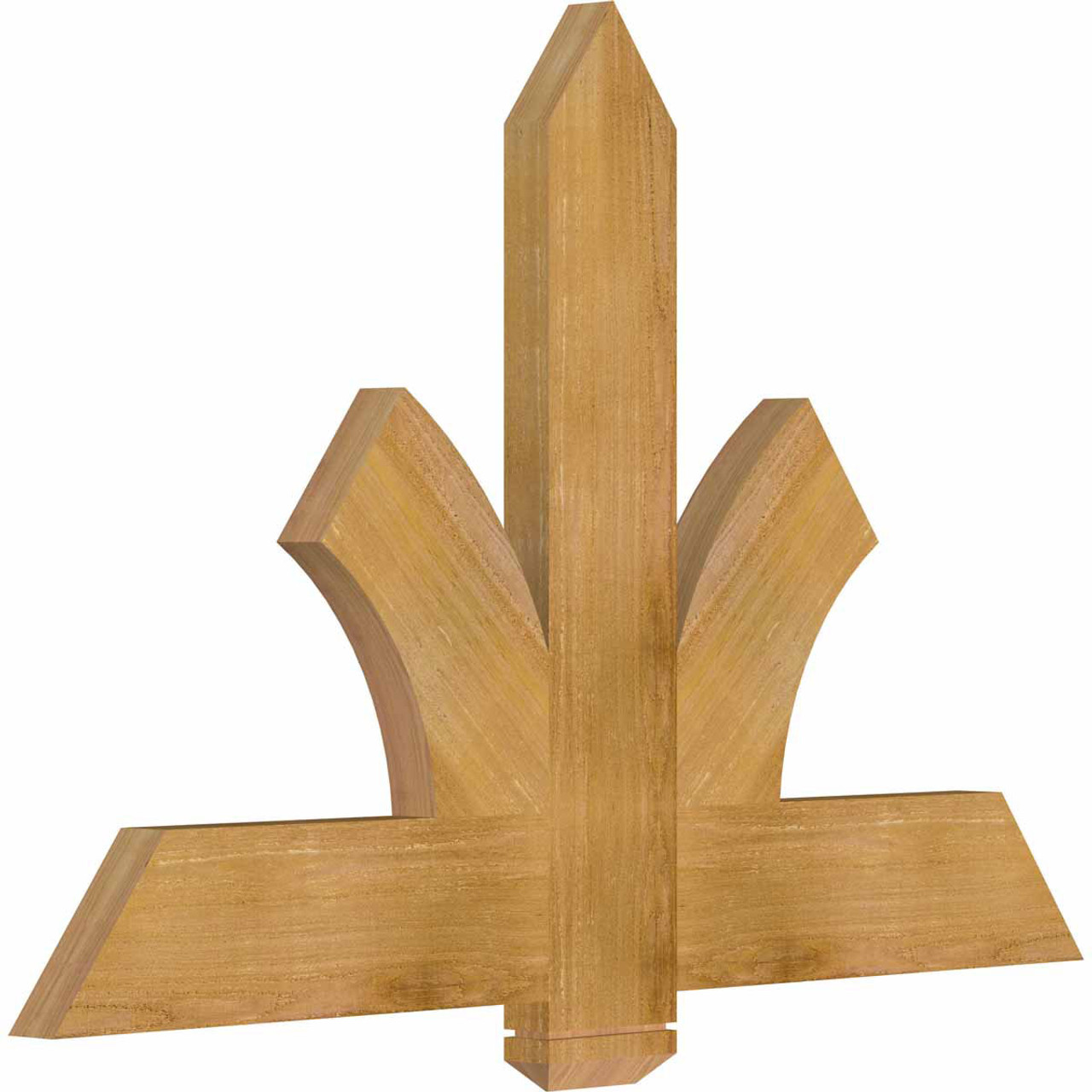 16/12 Pitch Redmond Rough Sawn Timber Gable Bracket GBW048X32X0206RED00RWR