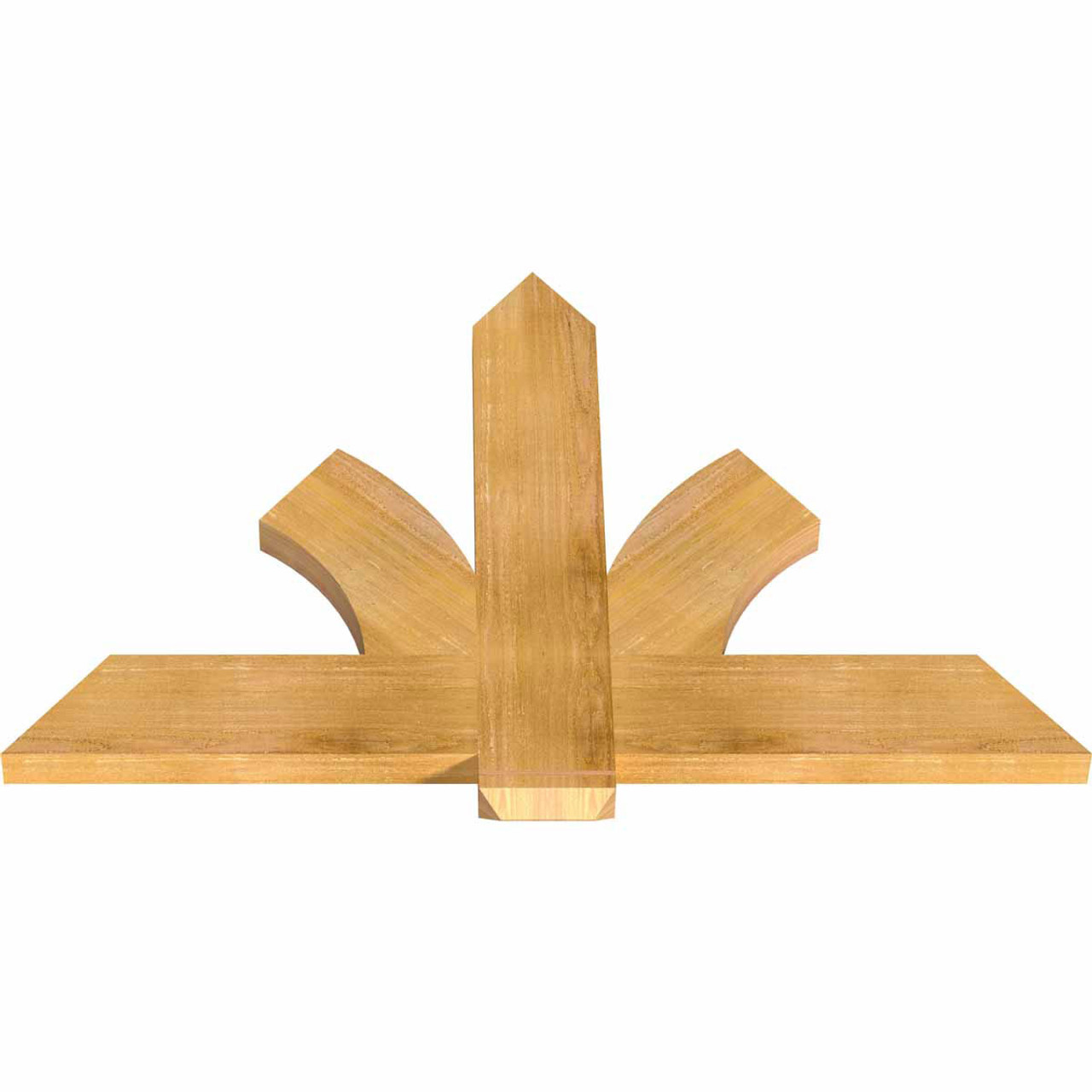 16/12 Pitch Redmond Rough Sawn Timber Gable Bracket GBW048X32X0206RED00RWR