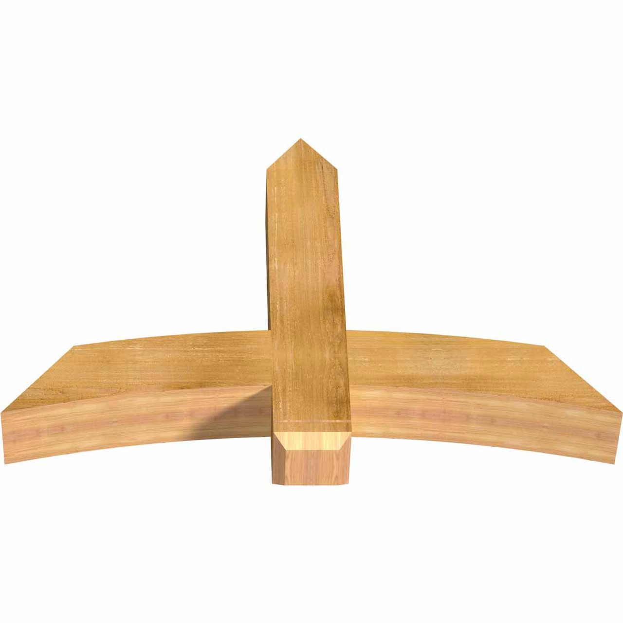 16/12 Pitch Bellingham Rough Sawn Timber Gable Bracket GBW048X32X0606BEL00RWR