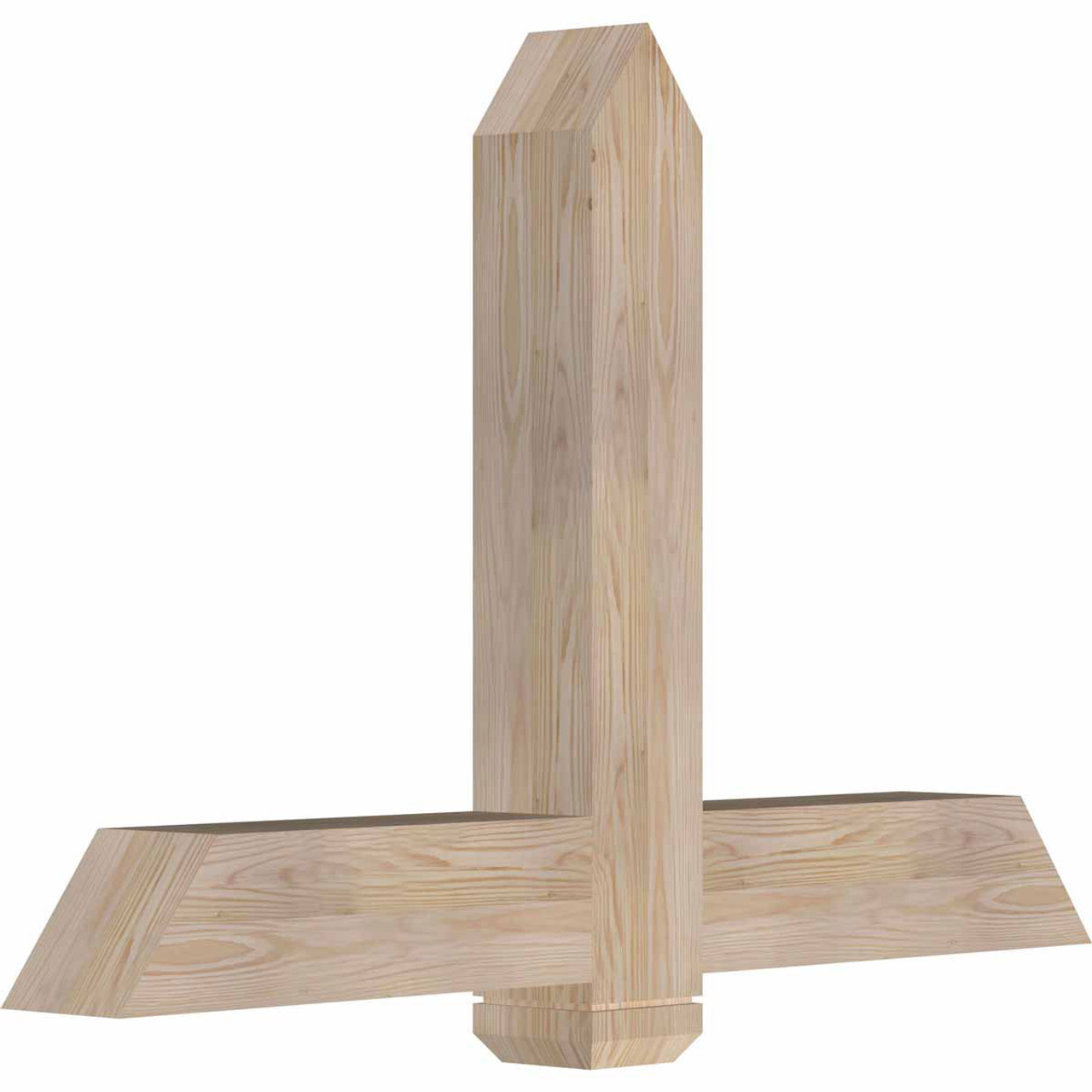 16/12 Pitch Eugene Smooth Timber Gable Bracket GBW048X32X0606EUG00SDF