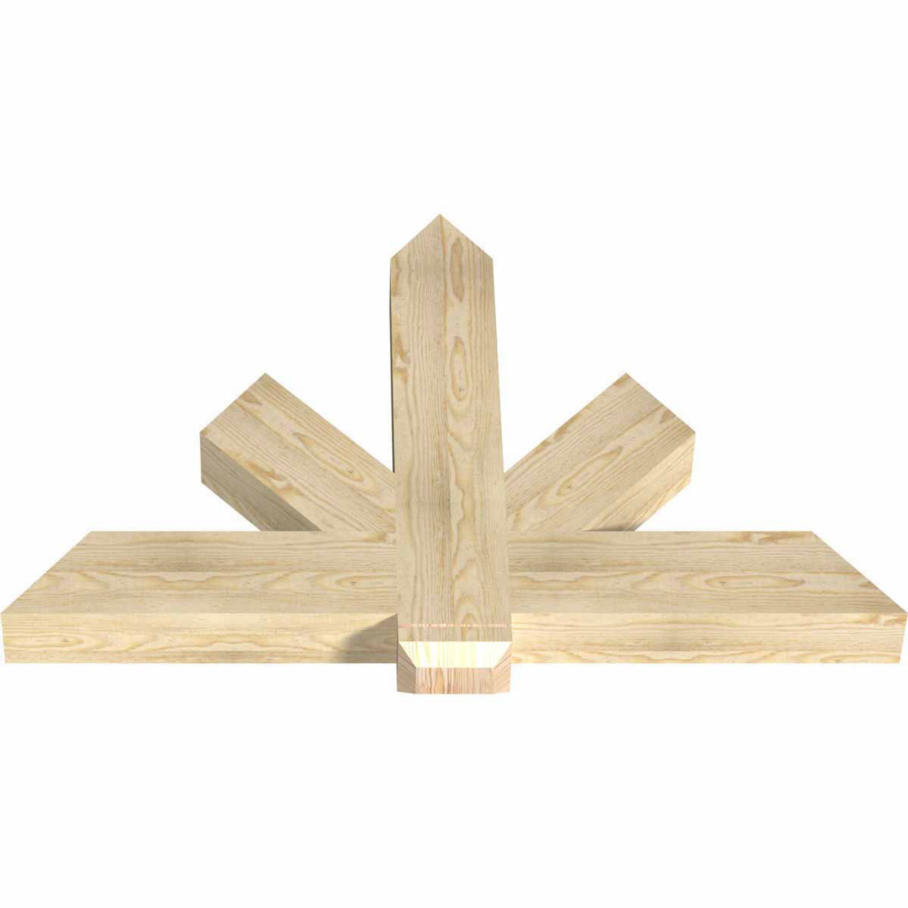 16/12 Pitch Kennewick Rough Sawn Timber Gable Bracket GBW048X32X0406KEN00RDF