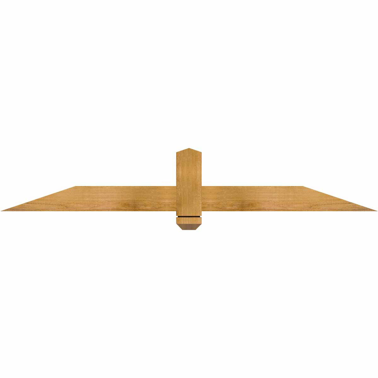 4/12 Pitch Eugene Rough Sawn Timber Gable Bracket GBW060X10X0204EUG00RWR