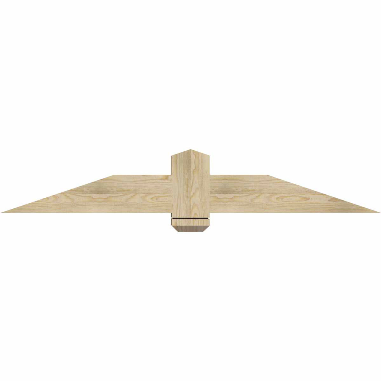 4/12 Pitch Eugene Rough Sawn Timber Gable Bracket GBW060X10X0606EUG00RDF