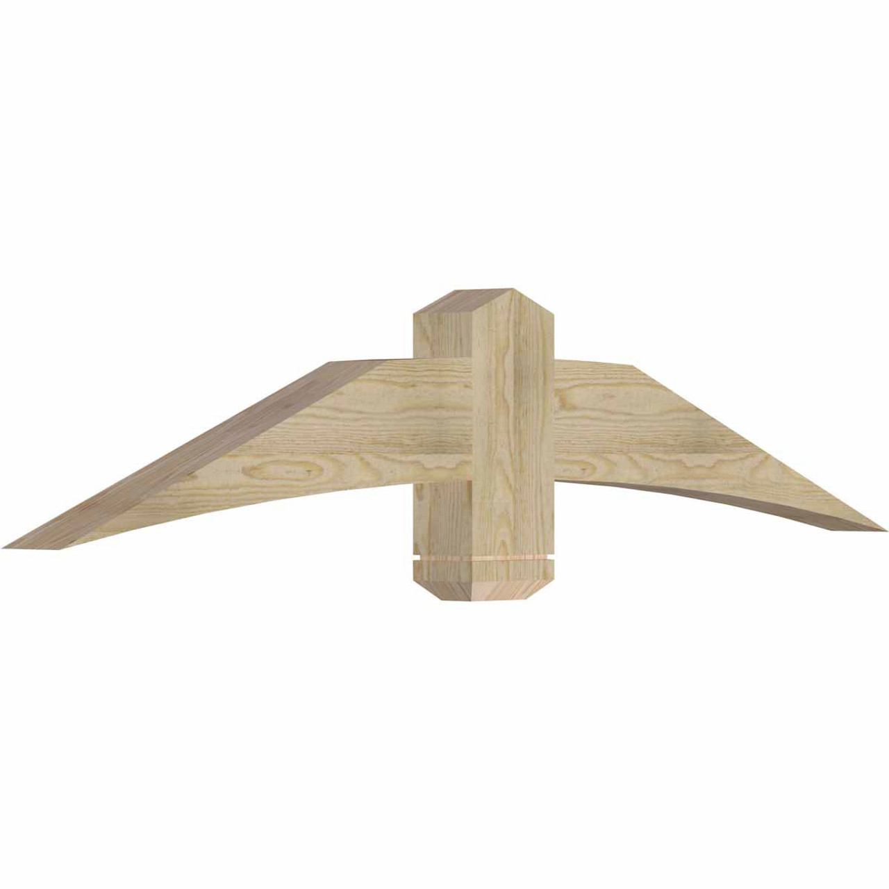 5/12 Pitch Bellingham Rough Sawn Timber Gable Bracket GBW060X12X0406BEL00RDF