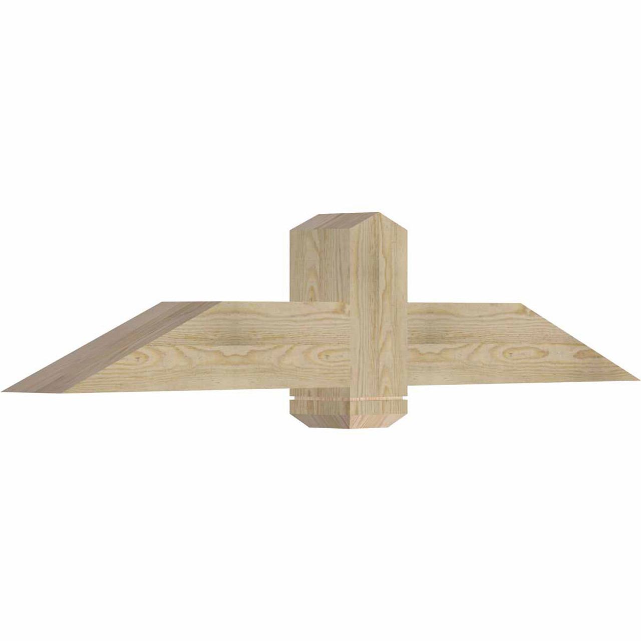 5/12 Pitch Eugene Rough Sawn Timber Gable Bracket GBW060X12X0606EUG00RDF