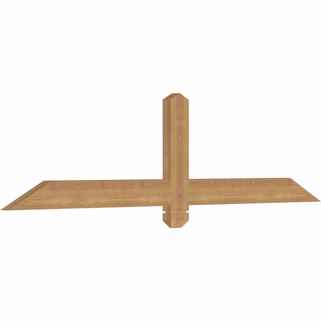 6/12 Pitch Eugene Smooth Timber Gable Bracket GBW060X15X0204EUG00SWR