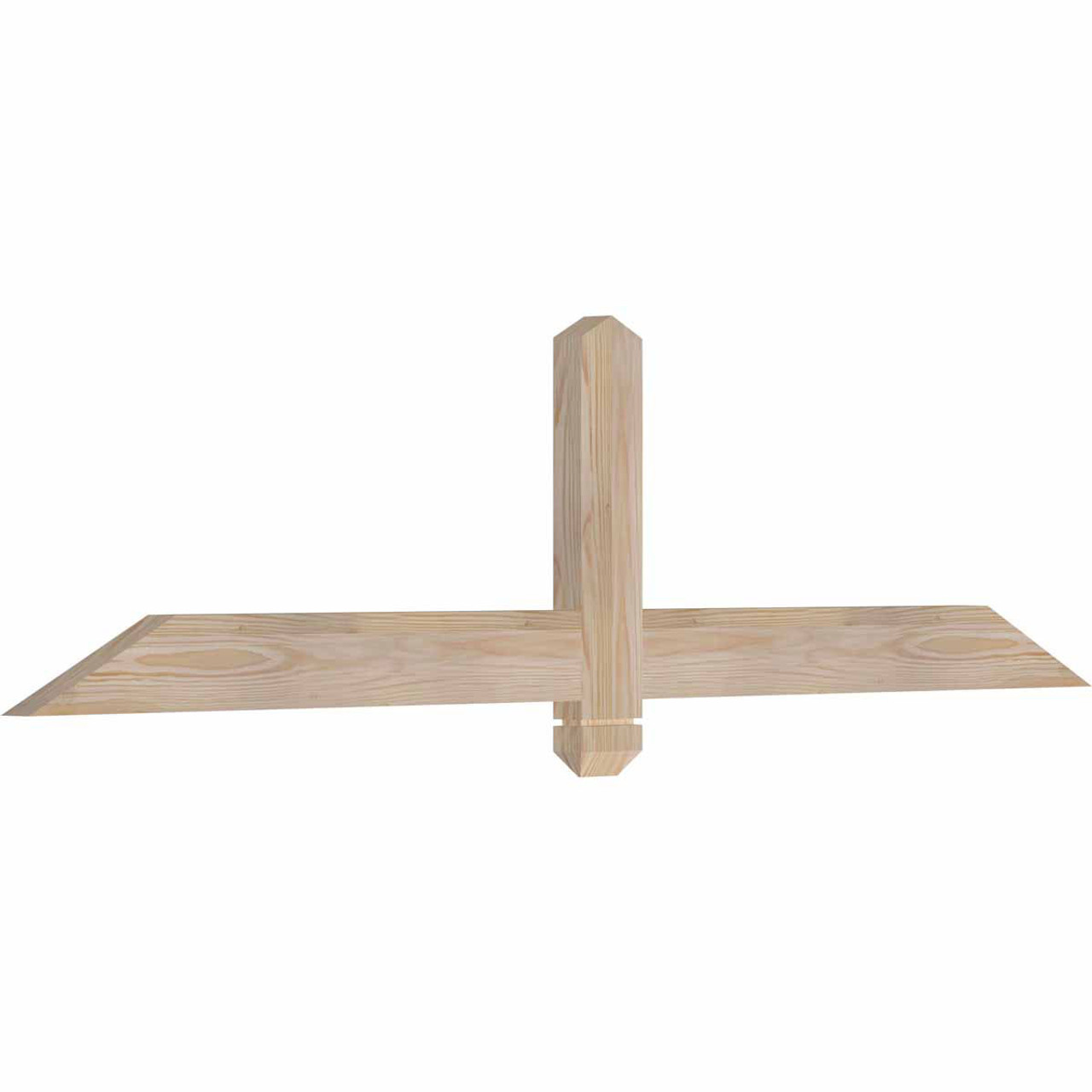 6/12 Pitch Eugene Smooth Timber Gable Bracket GBW060X15X0204EUG00SDF