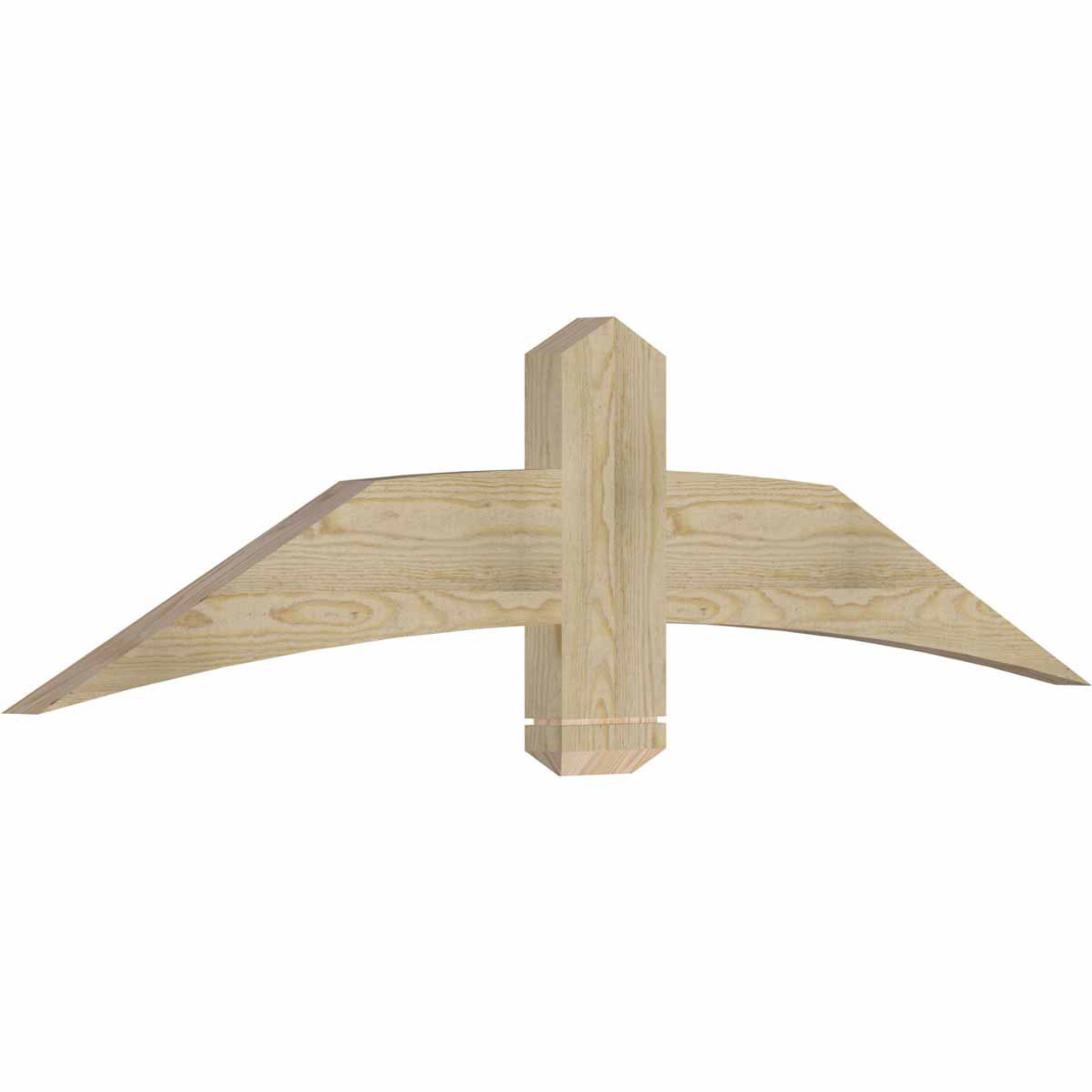 6/12 Pitch Bellingham Rough Sawn Timber Gable Bracket GBW060X15X0206BEL00RDF