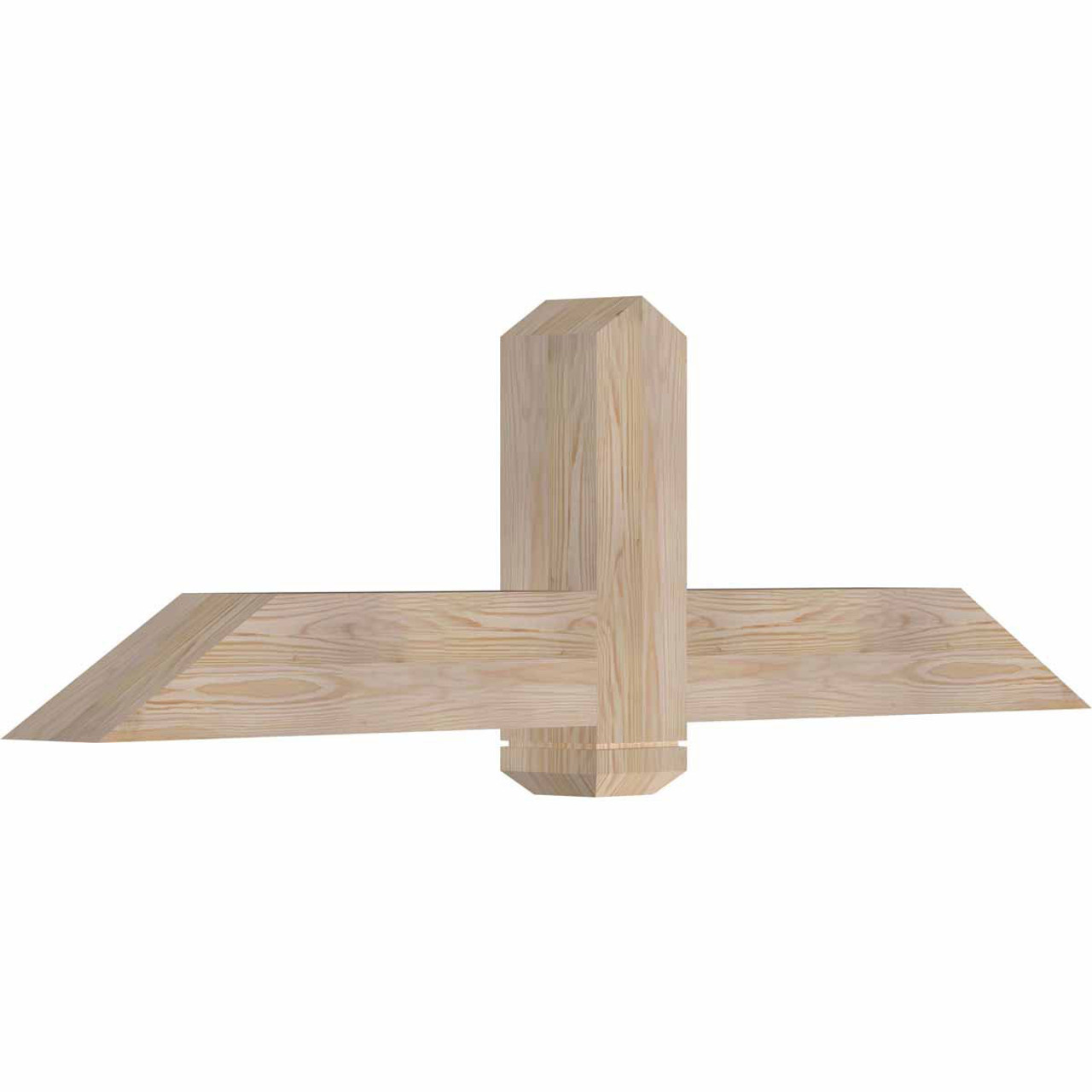 7/12 Pitch Eugene Smooth Timber Gable Bracket GBW060X17X0606EUG00SDF