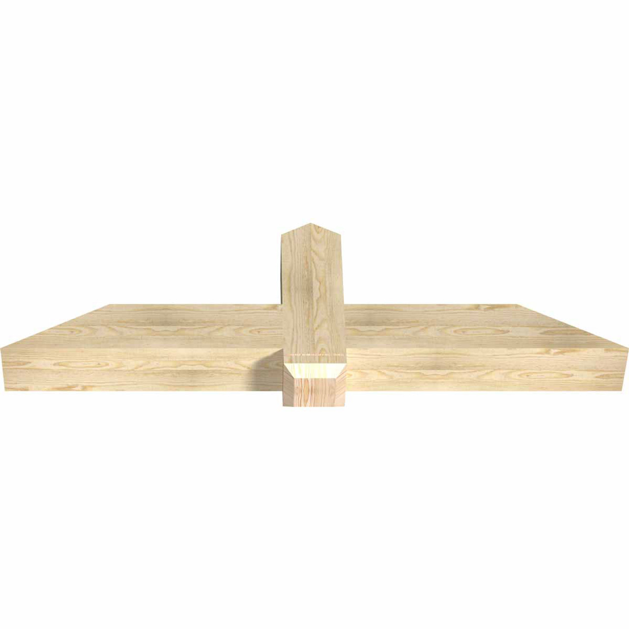 7/12 Pitch Eugene Rough Sawn Timber Gable Bracket GBW060X17X0606EUG00RDF