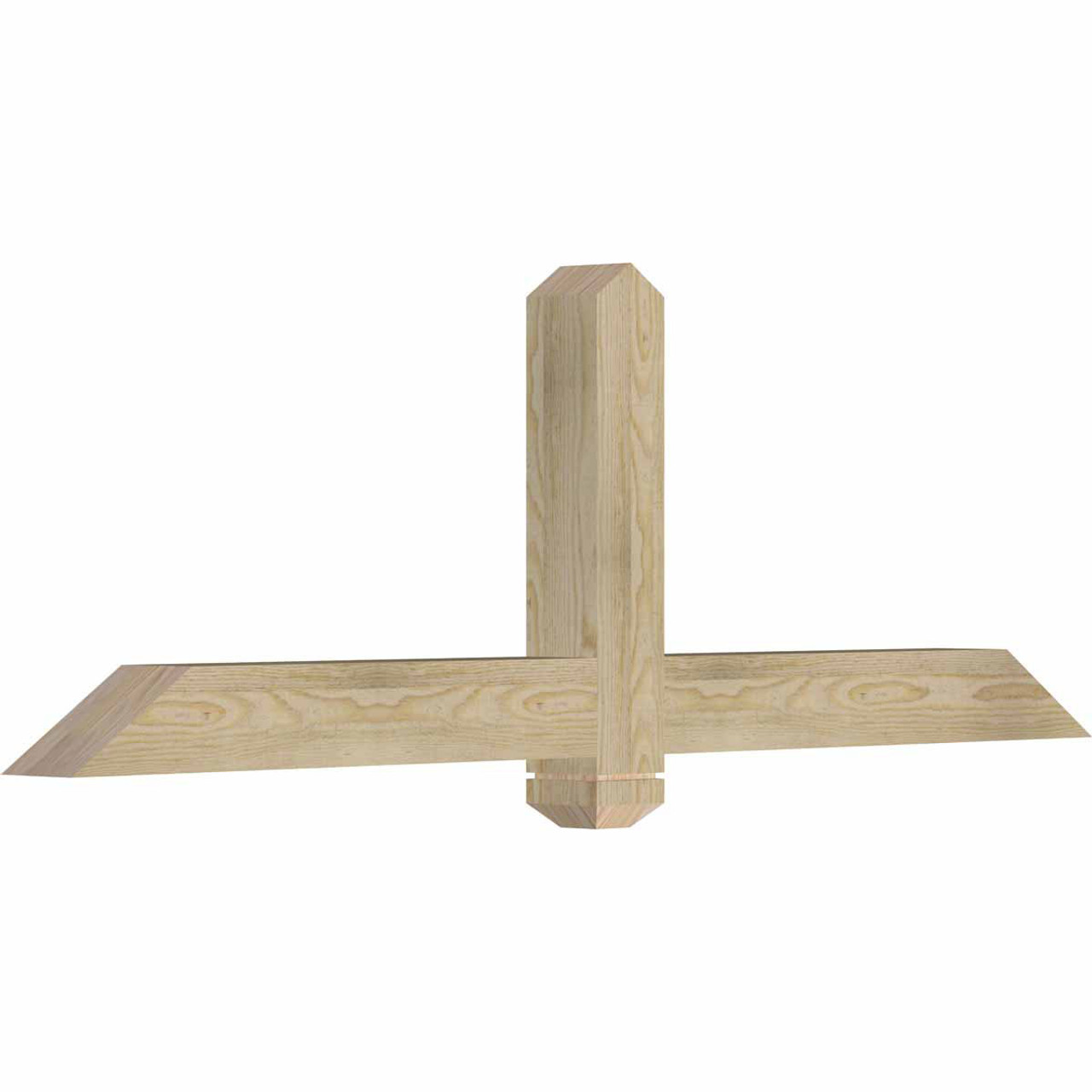 8/12 Pitch Eugene Rough Sawn Timber Gable Bracket GBW060X20X0404EUG00RDF