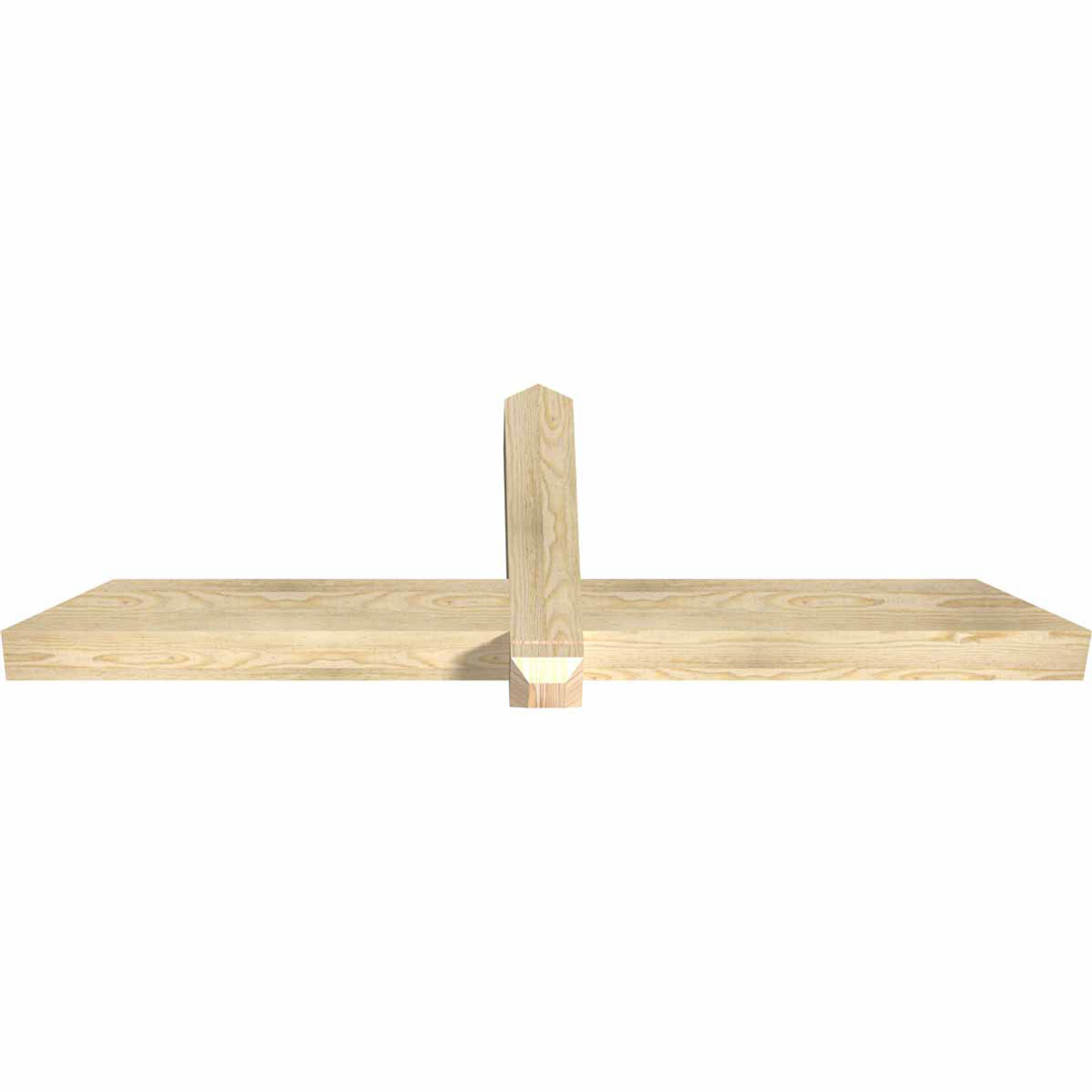 8/12 Pitch Eugene Rough Sawn Timber Gable Bracket GBW060X20X0404EUG00RDF