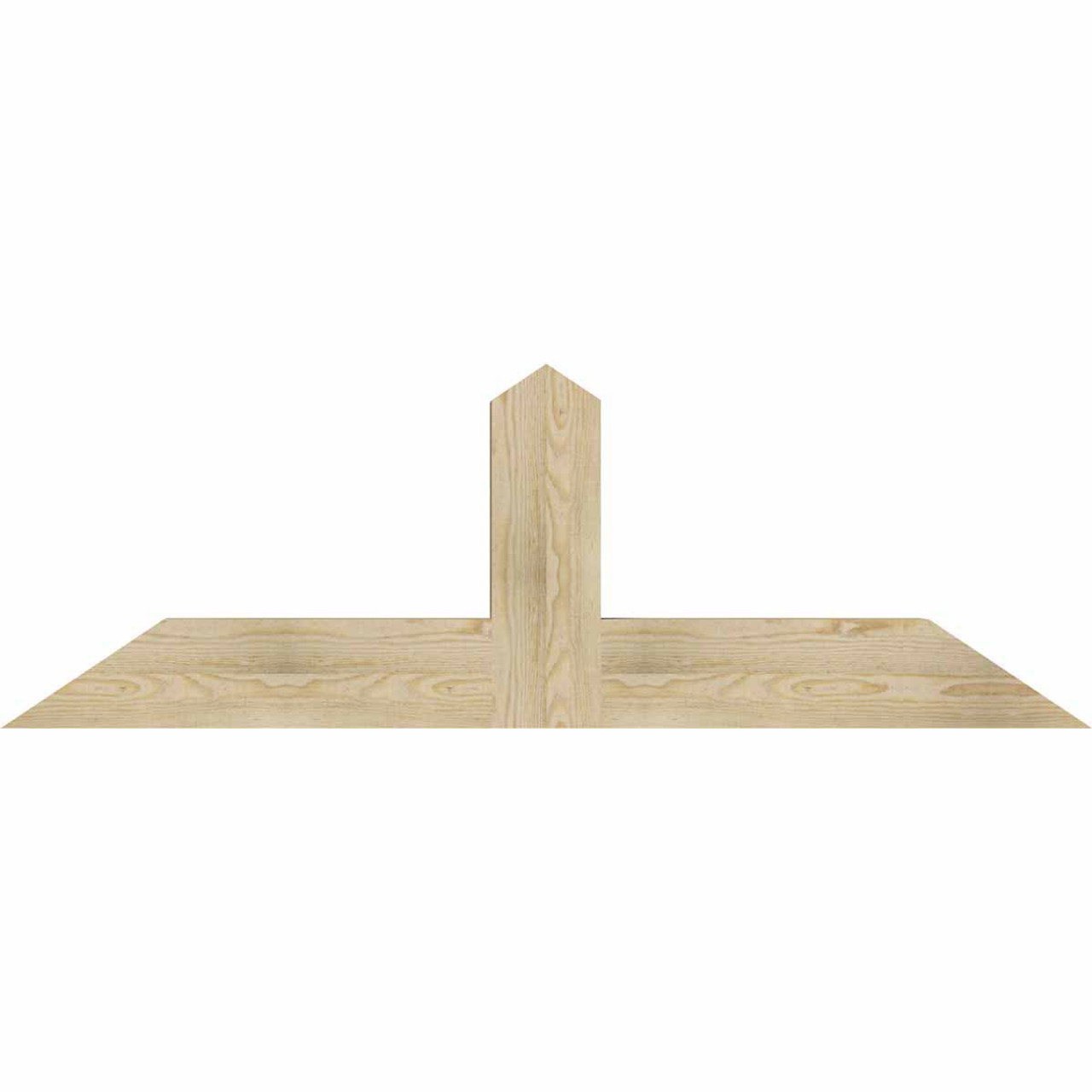 8/12 Pitch Portland Rough Sawn Timber Gable Bracket GBW060X20X0406POR00RDF